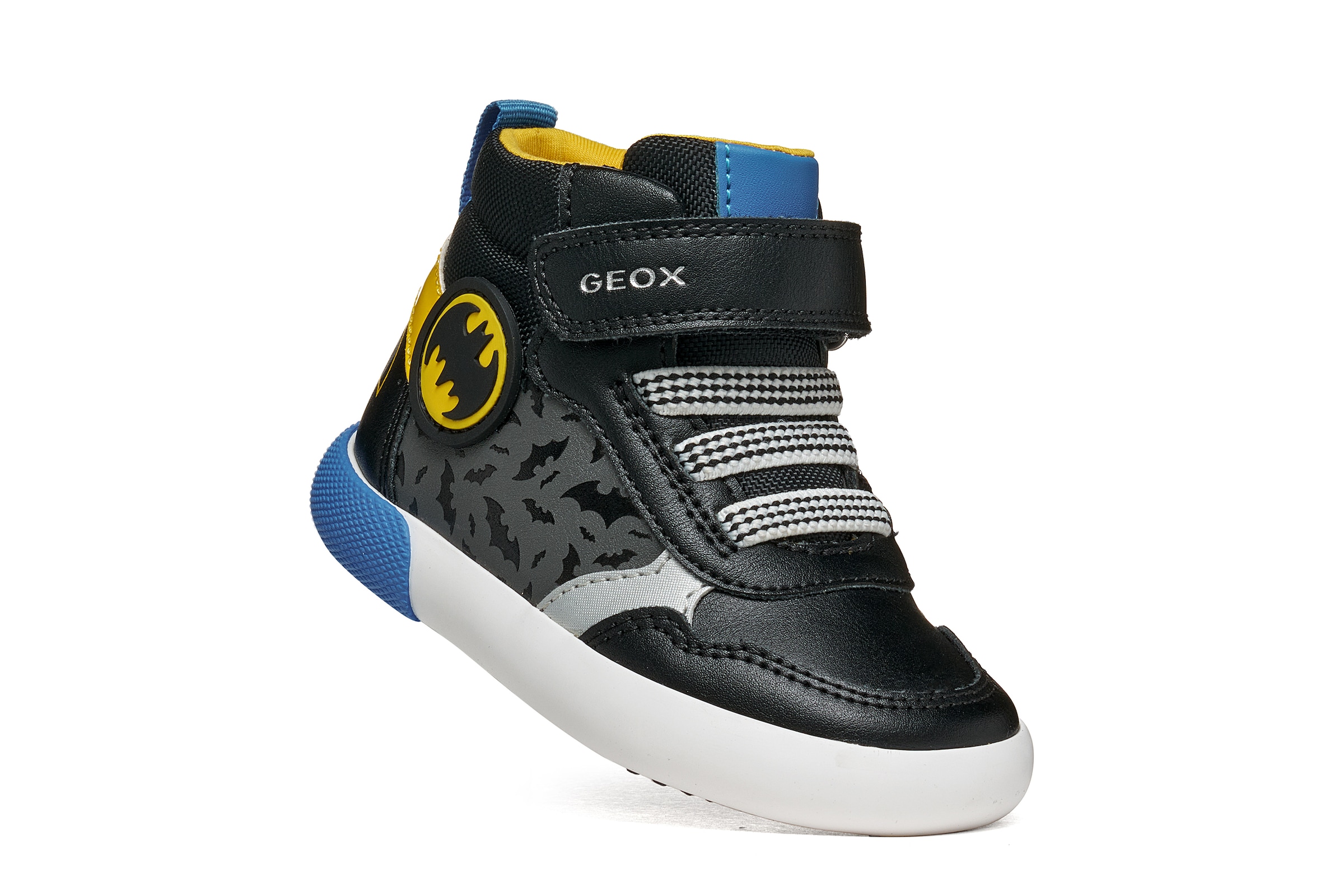 Geox Sneaker »B GISLI BOY«  Freizeitboots, High-Top-Sneaker, Klettschuh mit BATMAN Motiv