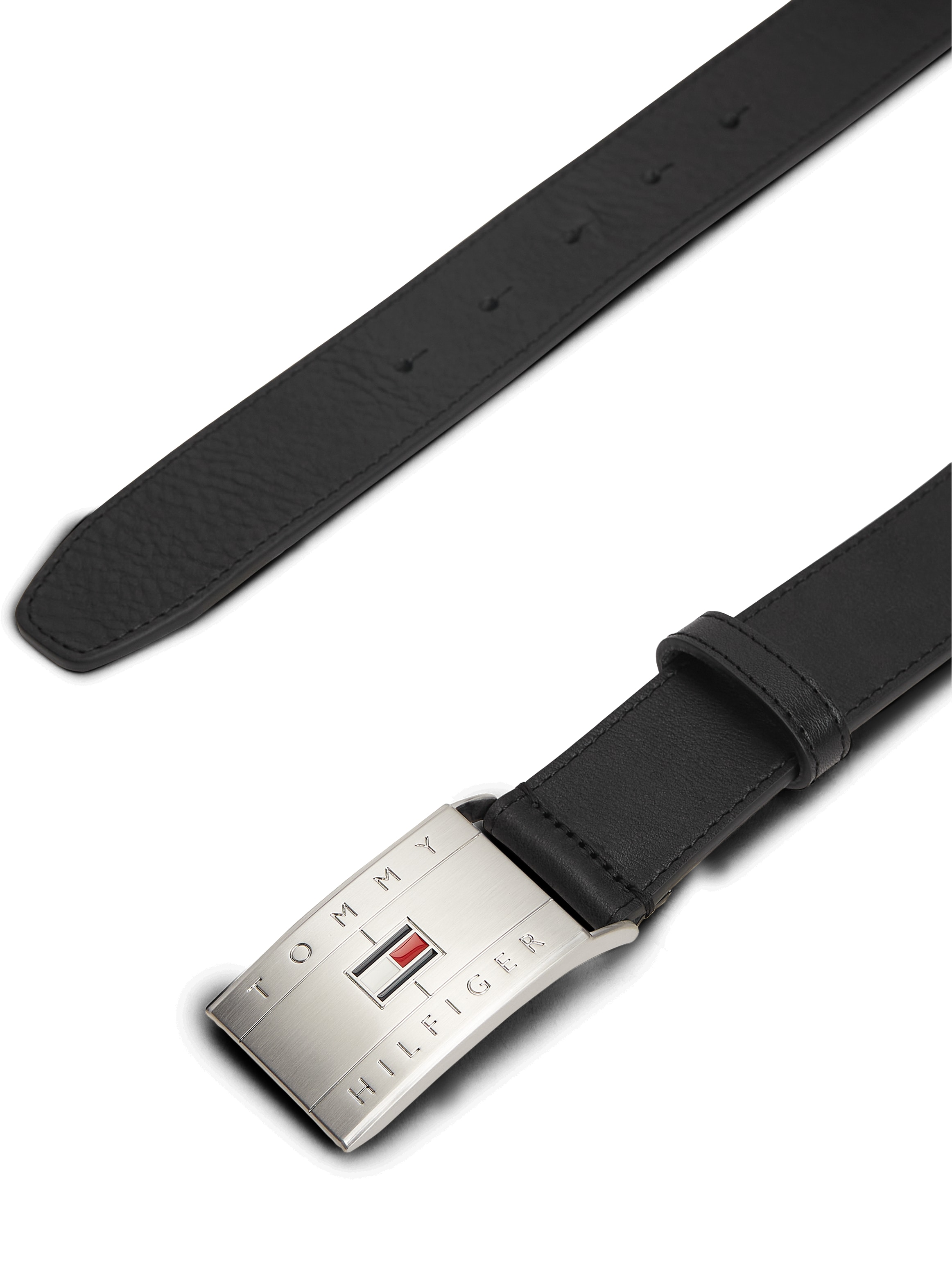 Tommy Hilfiger Ledergürtel »TH FLAG PLAQUE«