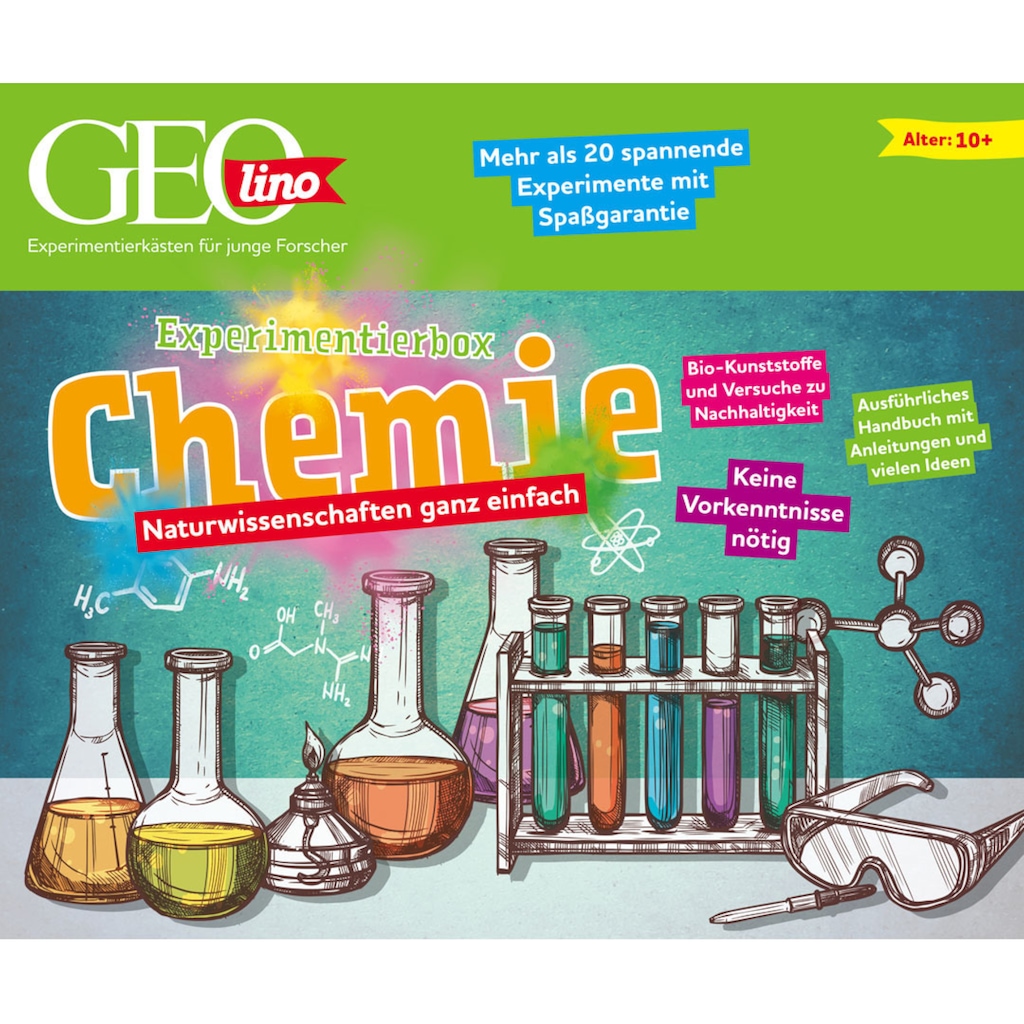 Franzis Experimentierkasten »GEOlino, Experimentierbox Chemie«