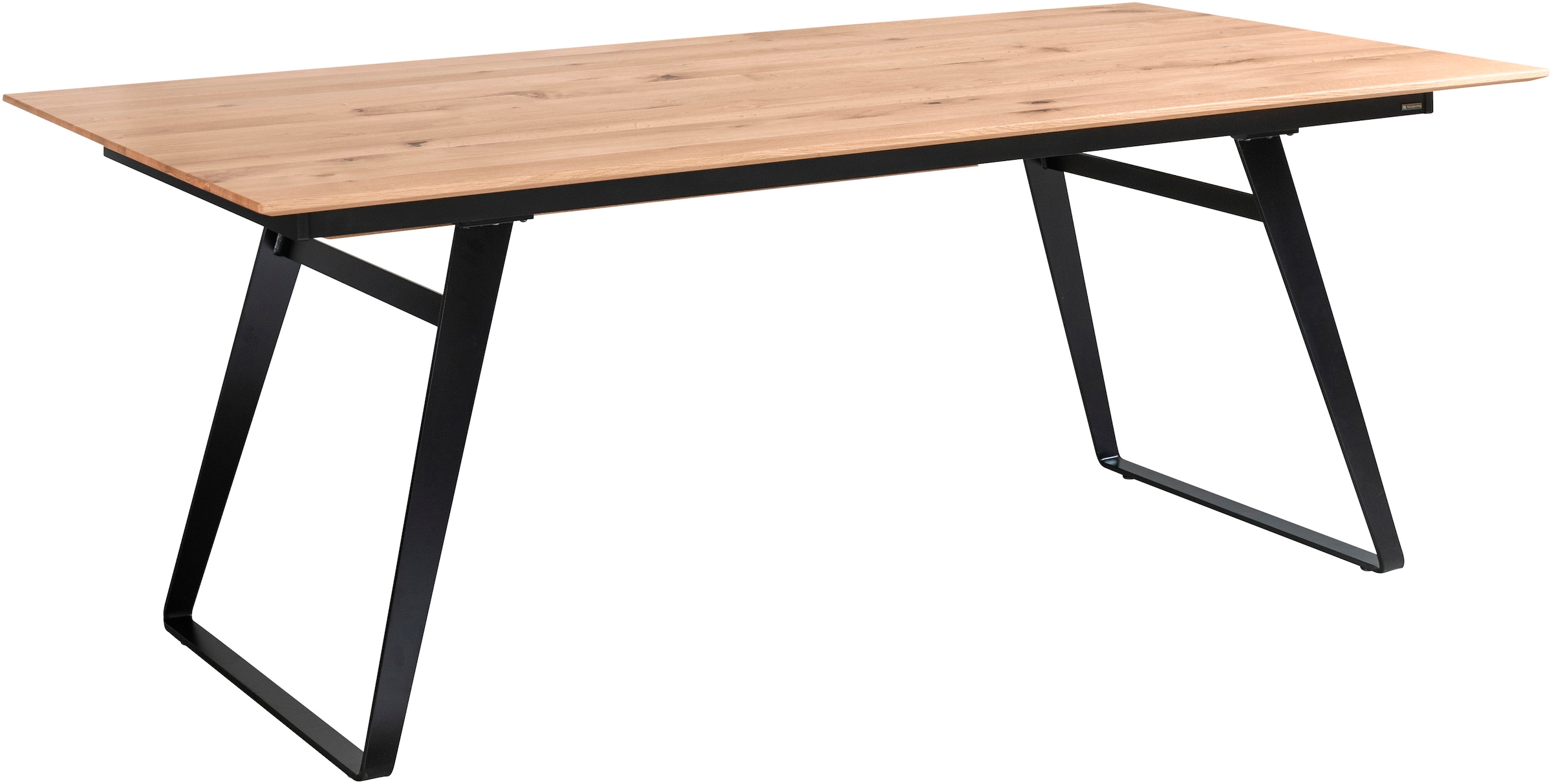 Musterring Esstisch »Tavia« Bügelgestell in 3 Farben,  Platte Charakter-Eiche geölt, ausziehbar