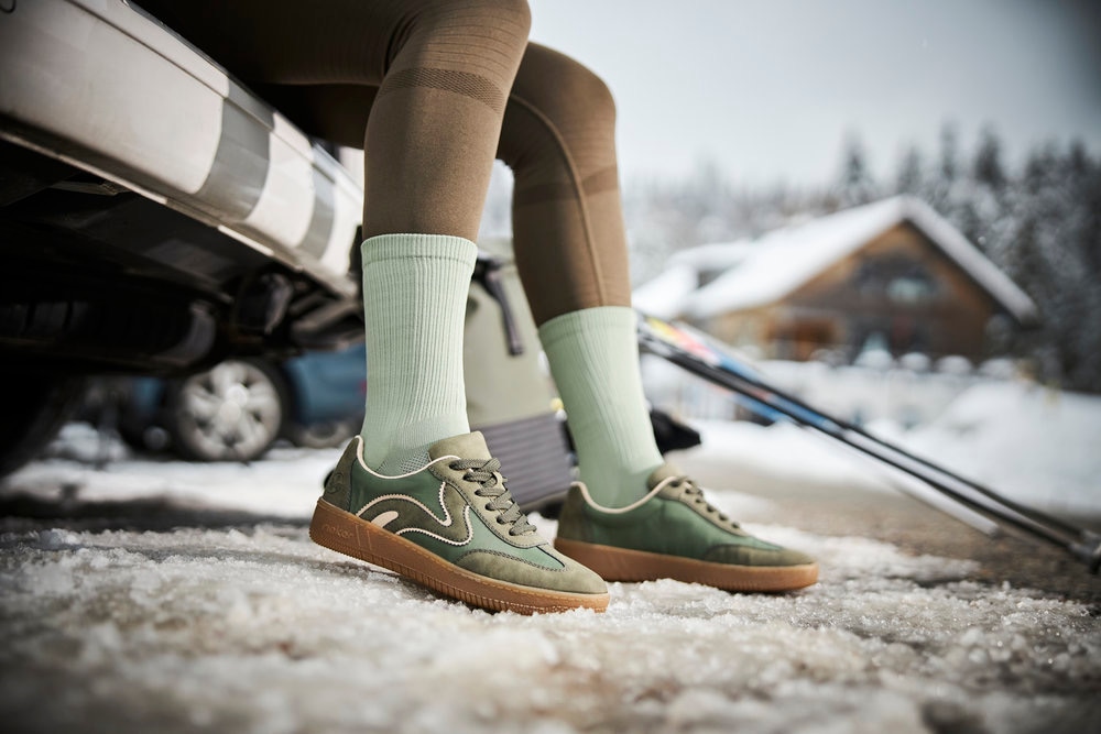 R-Rieker Plateausneaker, Freizeitschuh, Halbschuh, Schnürschuh in veganer Verarbeitung