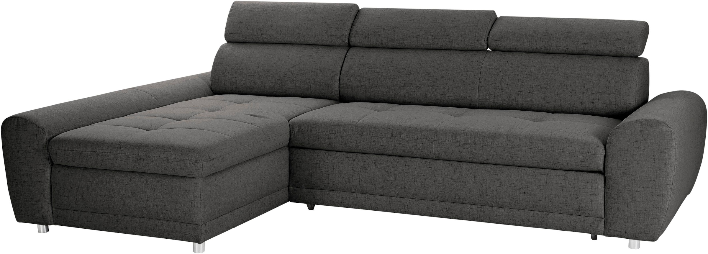 sit&more Ecksofa »Riva L-Form« inklusive Kopteilverstellung, wahlweise mit Bettfunktion