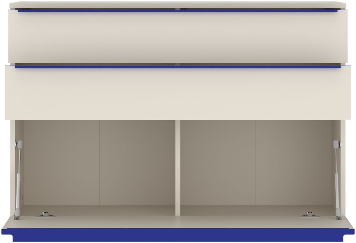 TOM TAILOR HOME Kommode Lowboard, Breite 110 cm,1 Klappe,2 Schubladen, viel Stauraum