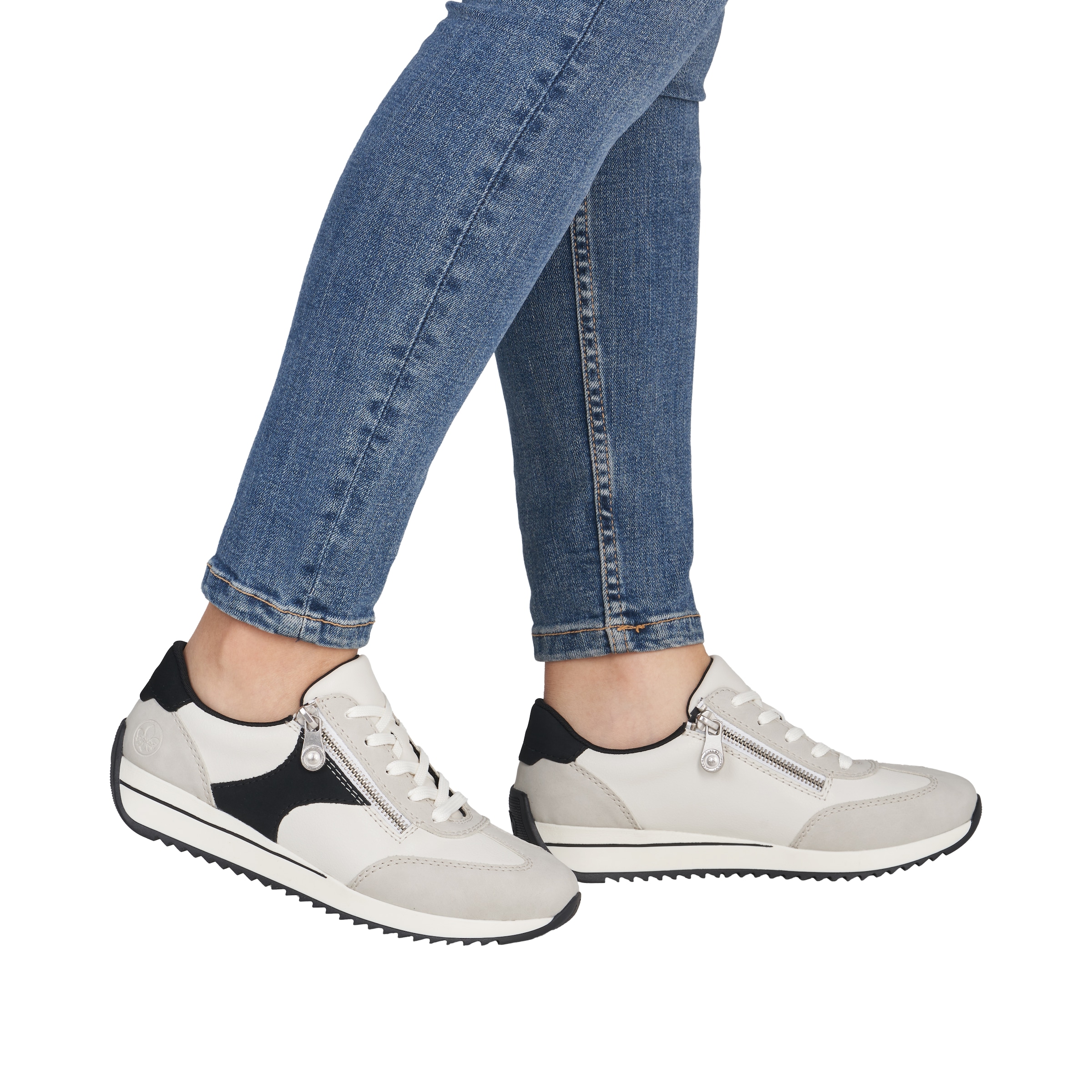 Rieker Sneaker  Schnürschuh, Halbschuh, Freizeitsneaker mit Kontrastdetails