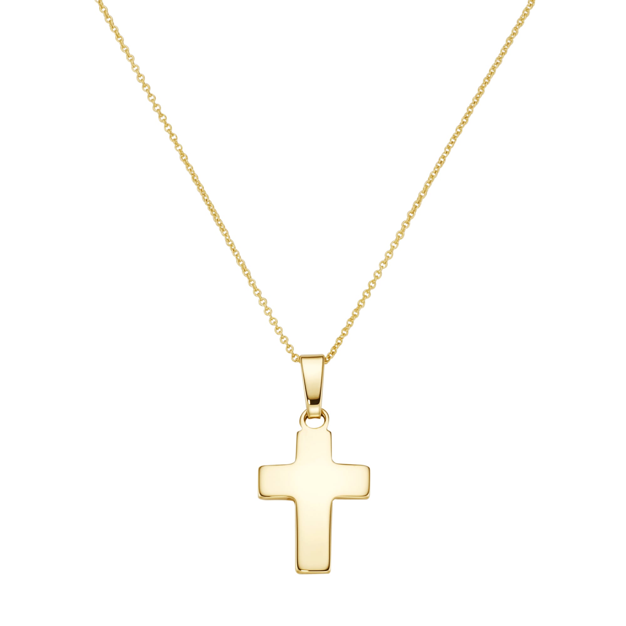 Luigi Merano Kreuzkette »Kette Kreuz Anhänger, Gold 375«