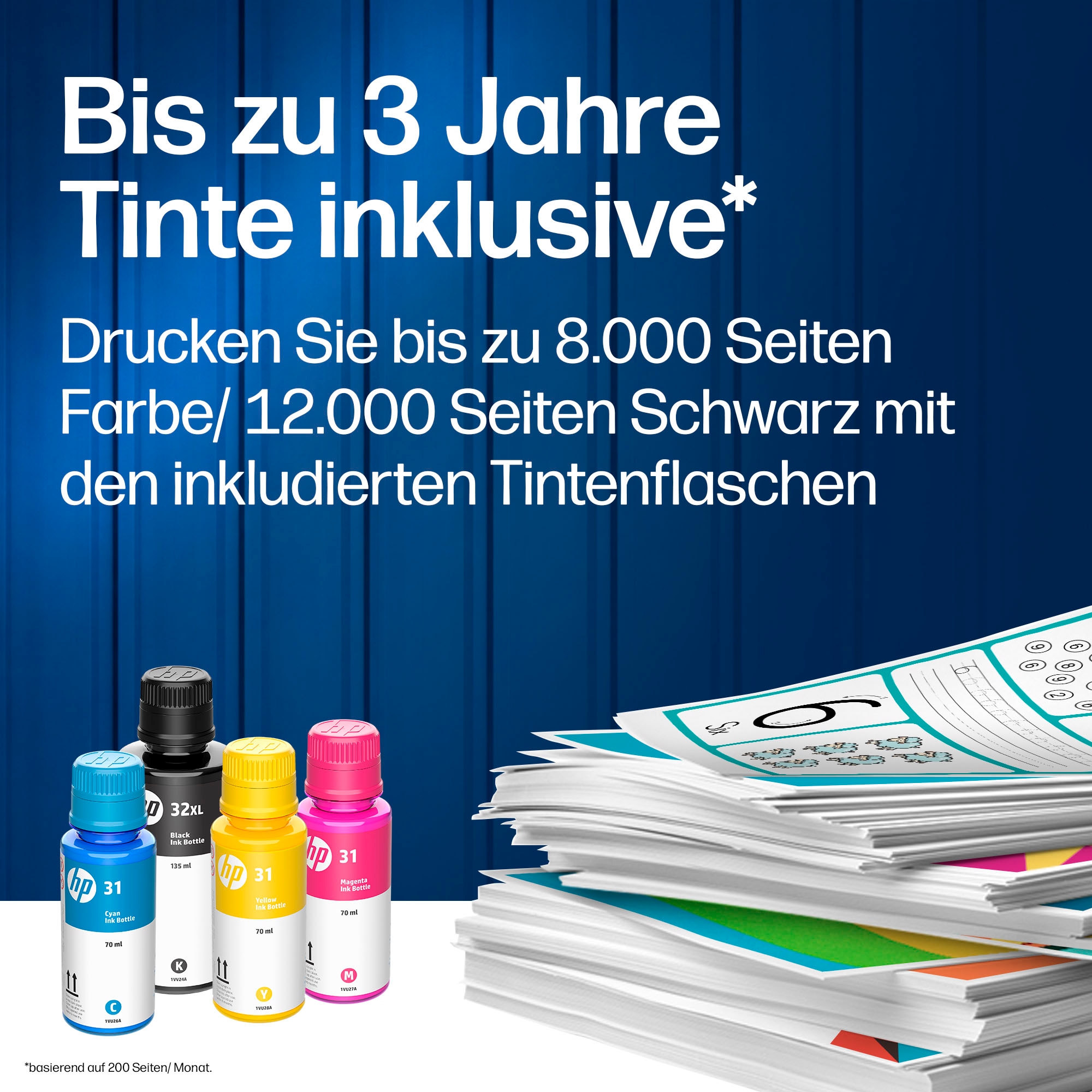 HP Multifunktionsdrucker »Smart Tank 7305  (28B75A)« Bis zu 30€ Cashback sichern! Nur bis zum 31.10.2026