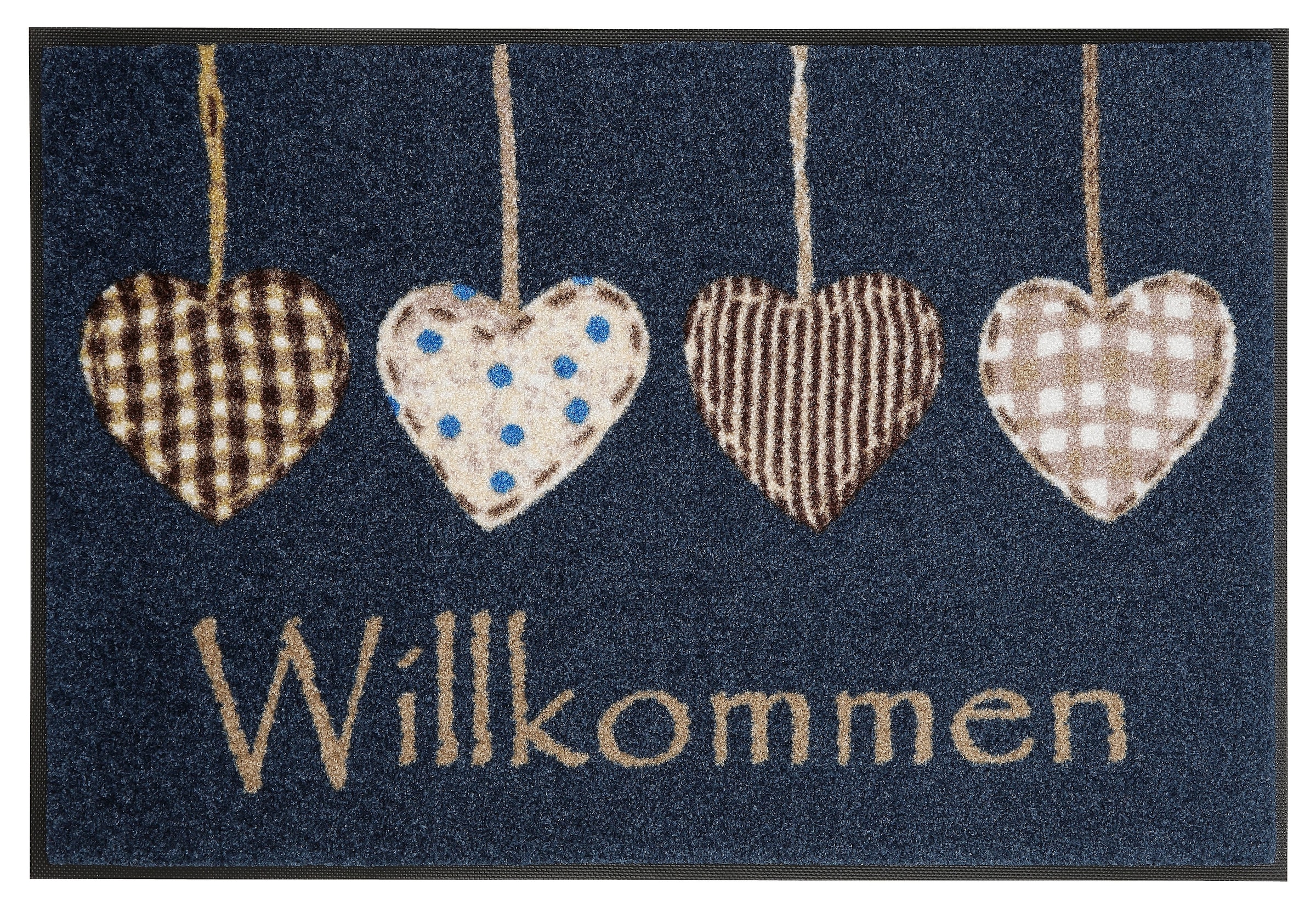 wash+dry by Kleen-Tex online geeignet »Cottage und rutschhemmend, rechteckig, In- Schmutzfangmatte, Fußmatte bei Outdoor kaufen Hearts«, OTTO