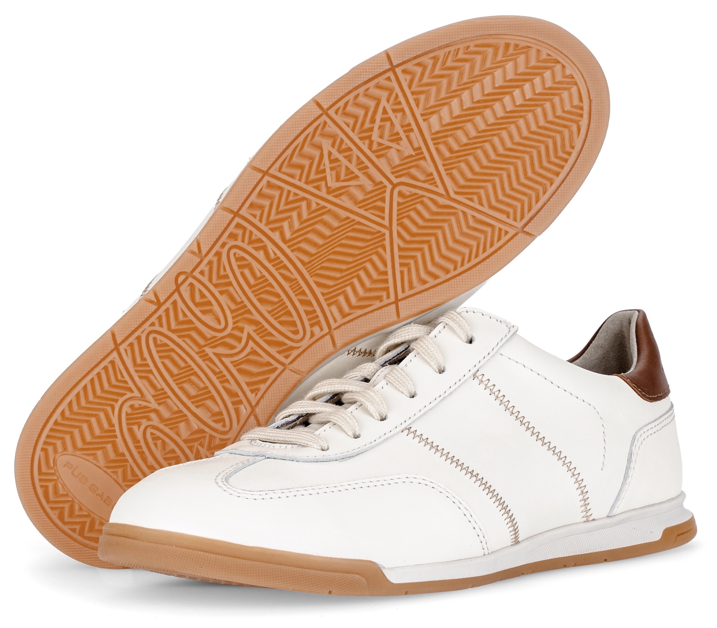 Pius Gabor Sneaker  , Freizeitschuh, Komfortschuh, Schnürschuh mit Kontrastnähten, G-Weite