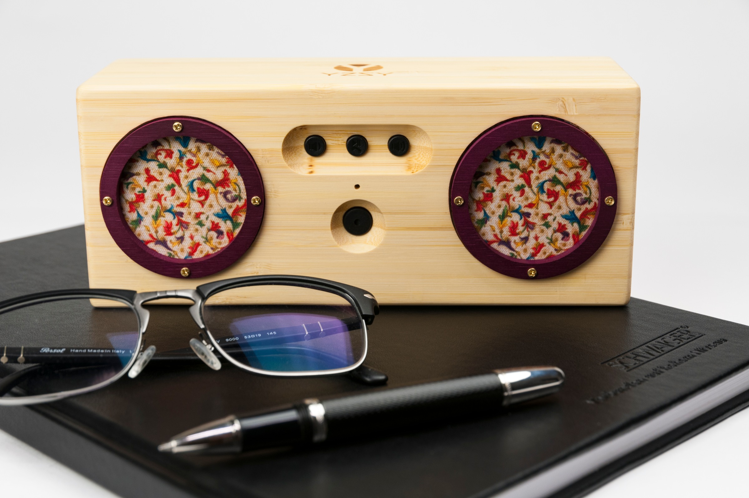 Schwaiger Tragbarer Bluetooth Lautsprecher Holz Bambus Bamboo Boxen