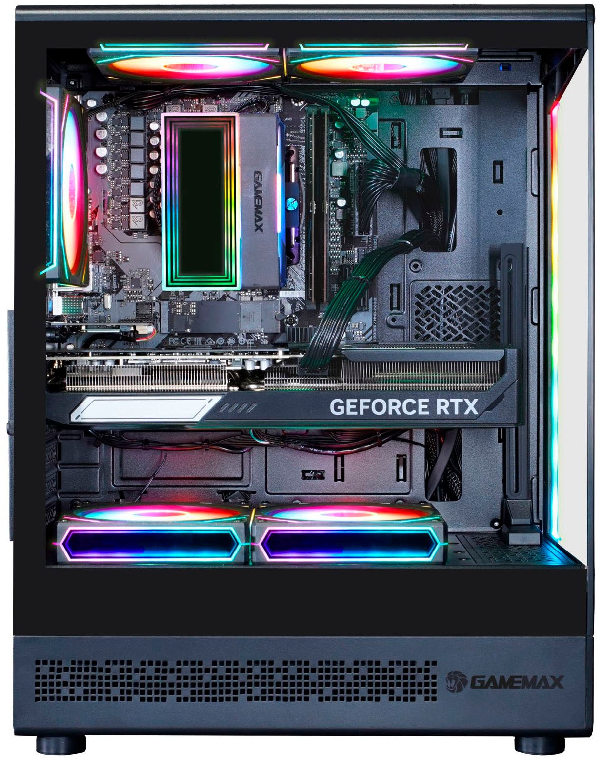 GAMEMAX Gaming-PC »VISTA COC AB 8198 AMD Ryzen 7 9700X 32GB DDR5 1TB SSD RTX 5070Ti« Windows 11, DDR5 RAM