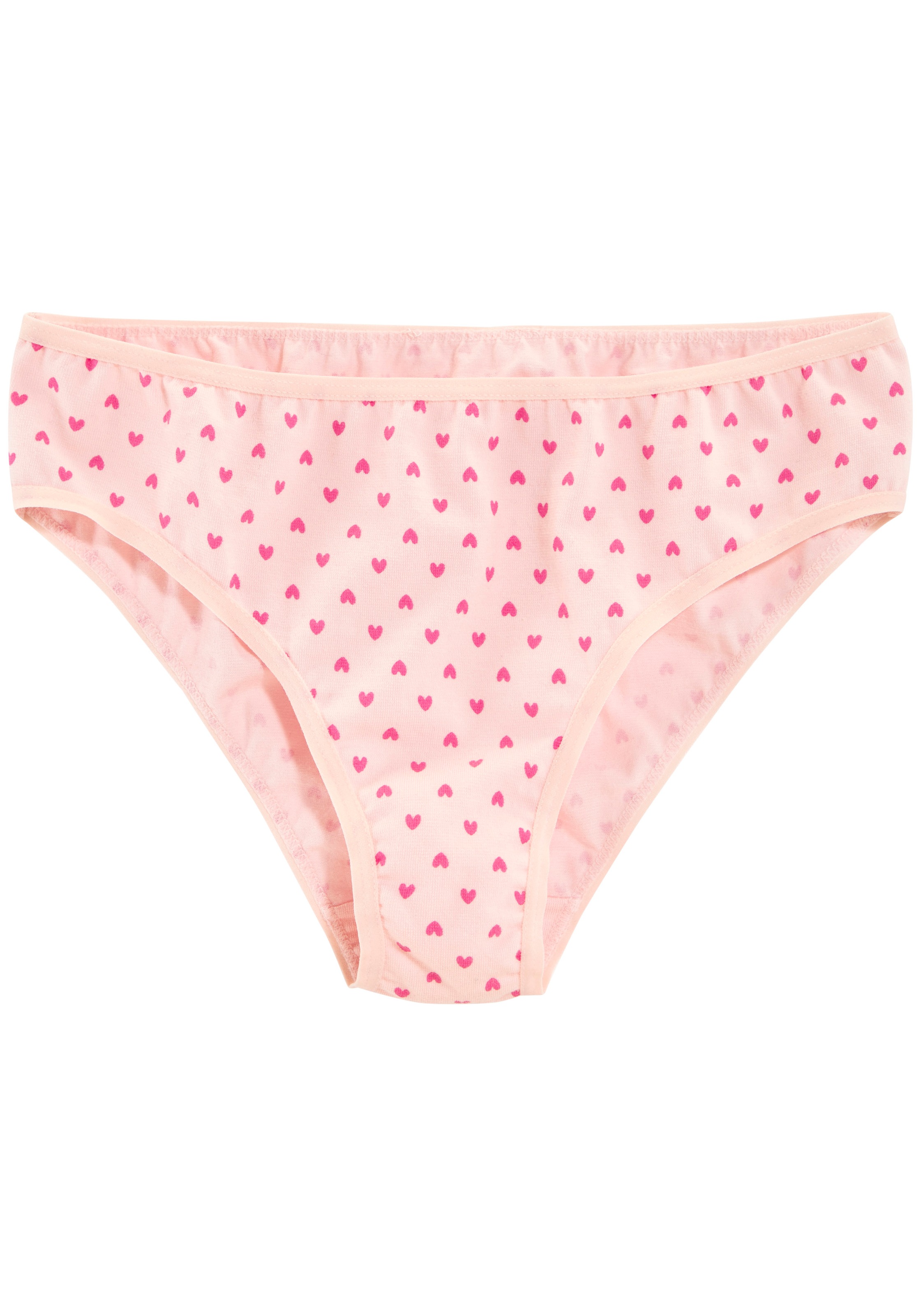 petite fleur Bikinislip Packung, 8 Stk. mit Sternen-Print und unifarben