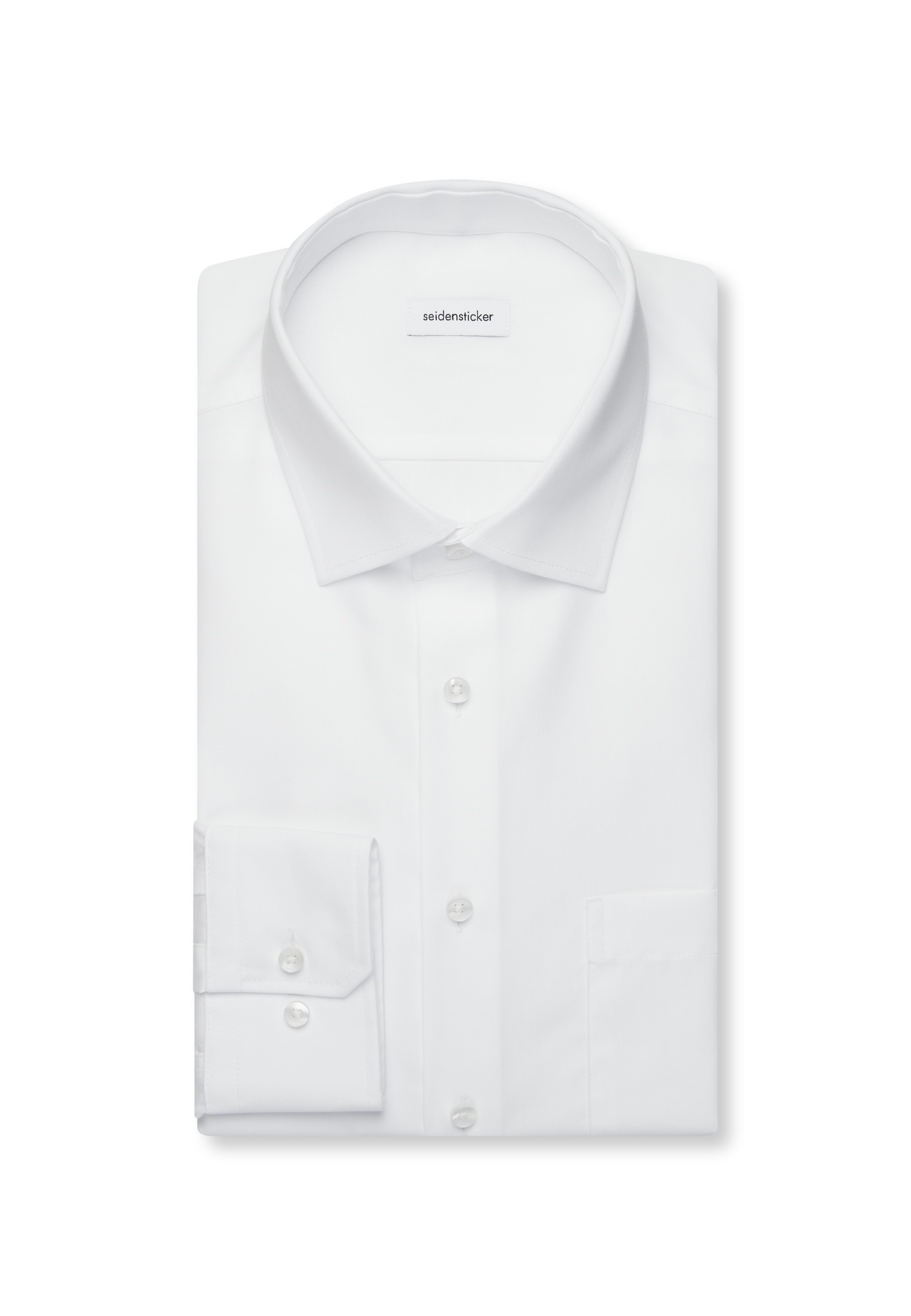 seidensticker Businesshemd »Schwarze Rose« Regular 1/1 Extra lang Kentkragen Uni