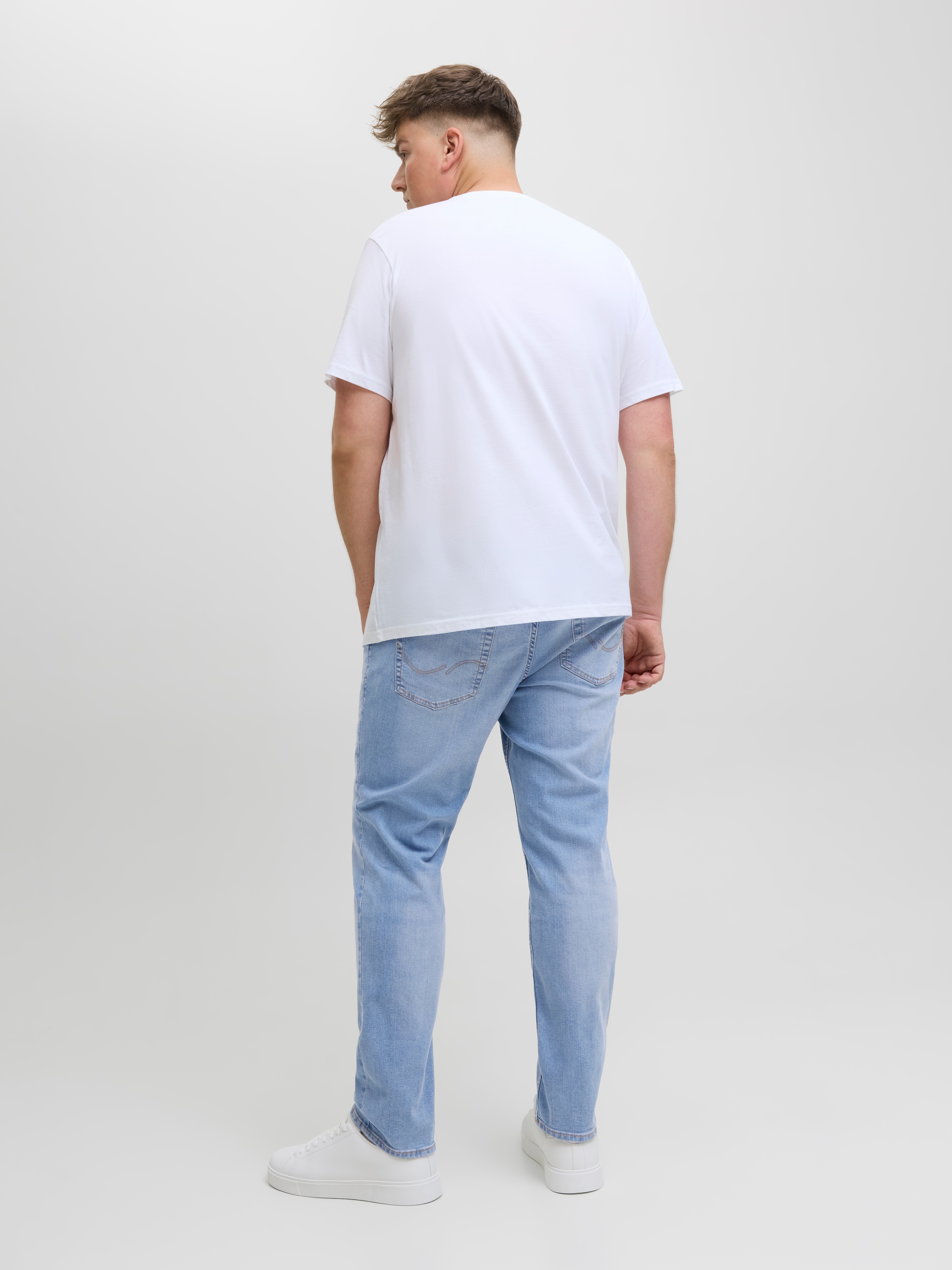 Jack & Jones PlusSize Slim-fit-Jeans »JJIGLENN JJORIGINAL MF 071 NOOS PLS«