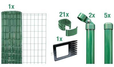 Alberts Schweißgitter »Fix-Clip Pro®«, (Set), 81 cm hoch, 10 m, grün beschichtet, zum... kaufen
