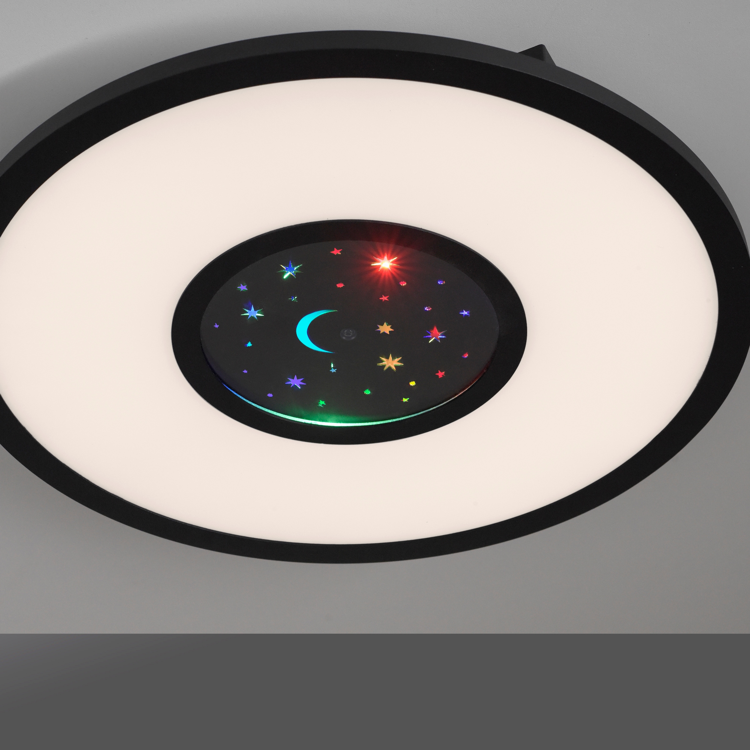 JUST LIGHT Deckenleuchte »ASTRO«, 2 flammig, Leuchtmittel LED-Board-LED-Board | LED fest integriert-LED fest integriert, LED, CCT - über Fernbedienung, RGB, dimmbar über Fernbedienung