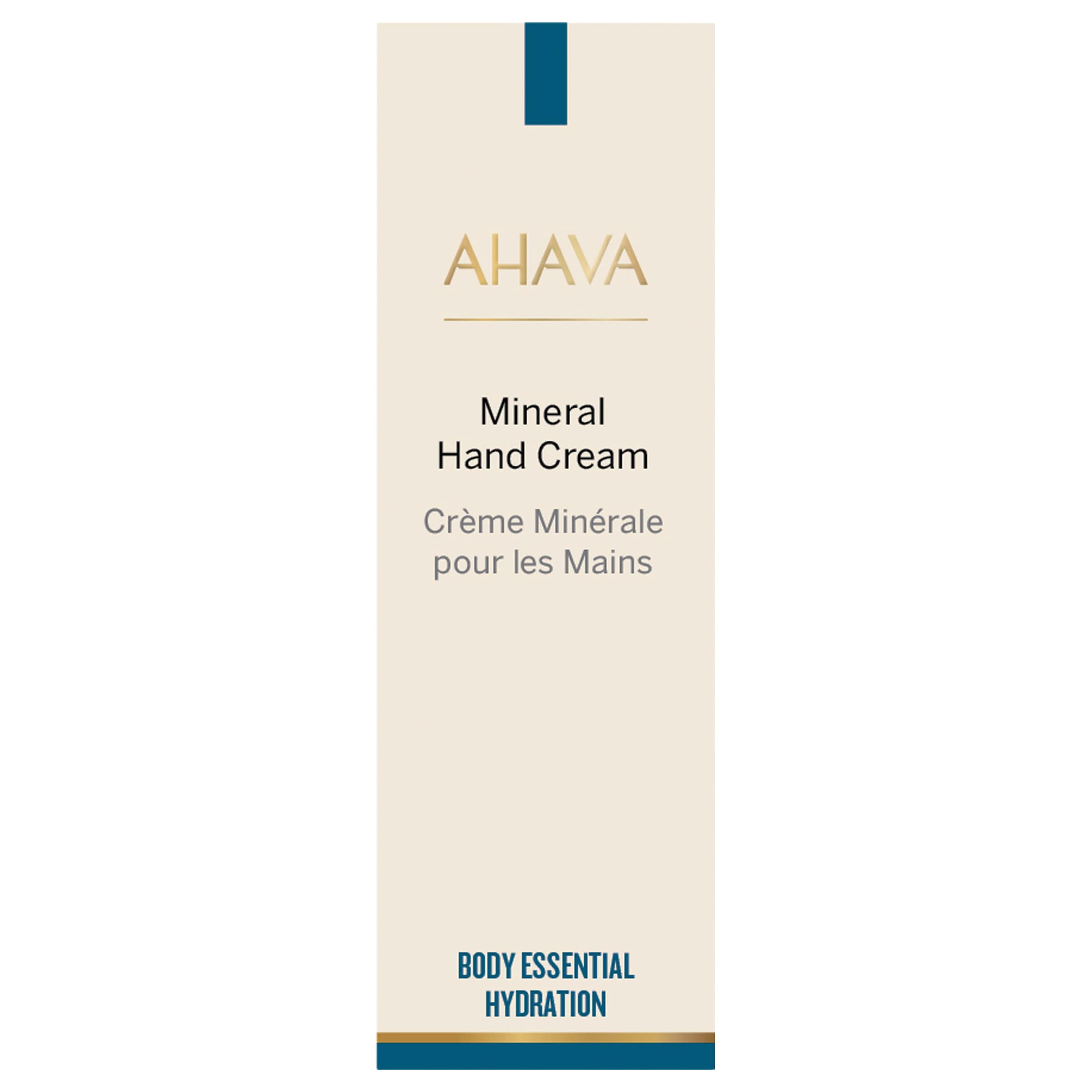 AHAVA Handcreme »MINERAL HAND CREAM« mit Mineralienkomplex Osmoter™ aus dem Wasser des Toten Meeres