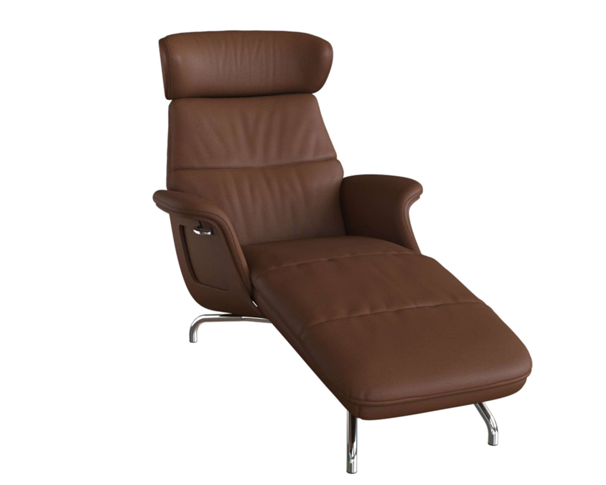 FLEXLUX Loungesessel »Clement Chaislongue, Relaxstuhl, Liegesessel,«, Rücken- &...