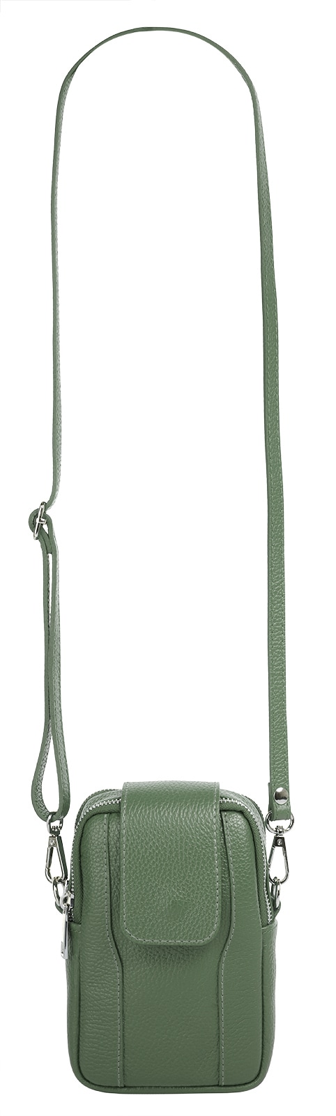 Samantha Look Umhängetasche echt Leder, Made in Italy