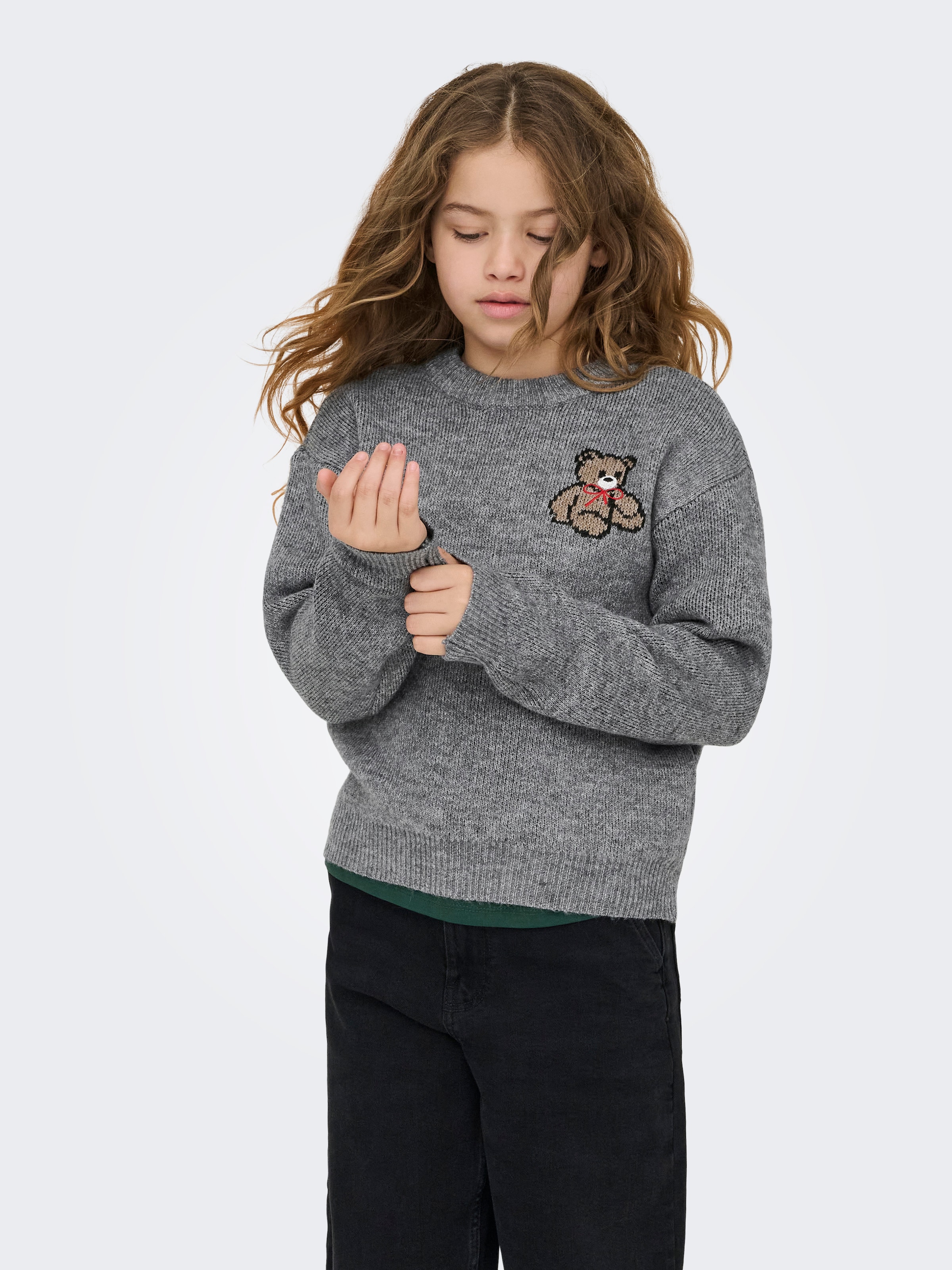 Kids Only Strickpullover »KOGTEDDY L/S PULLOVER KNT NOOS«, Größe 122/128
