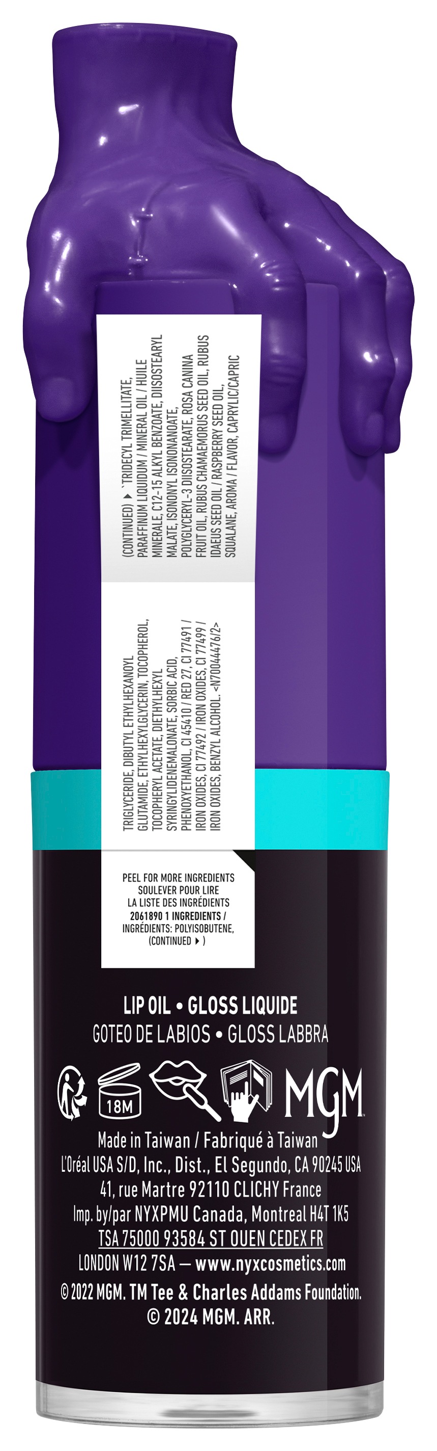 NYX Lipgloss »NYX Professional Makeup Wednesday Mystery Lip Oil«