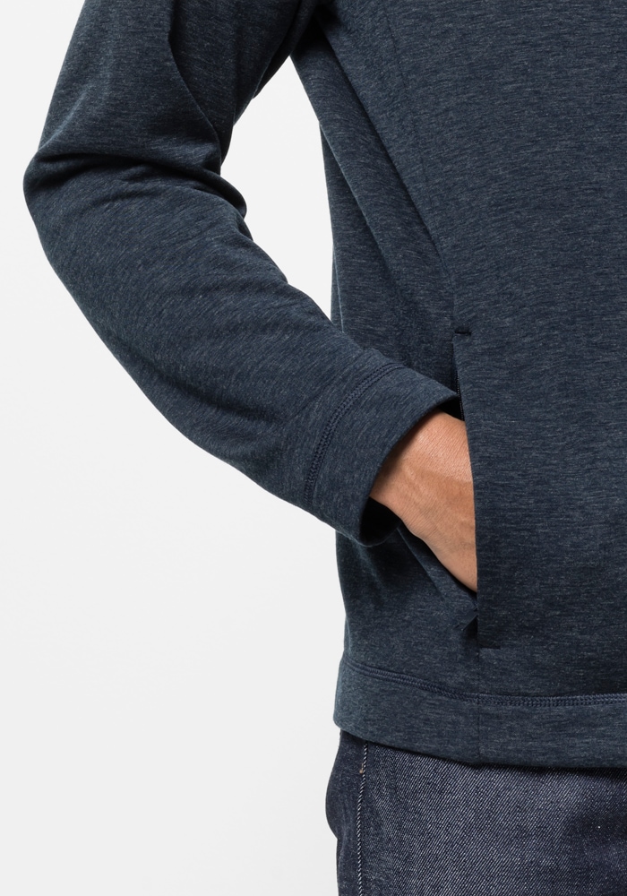 Jack Wolfskin Fleecejacke »WALDSEE HOODED JKT M«, mit Kapuze