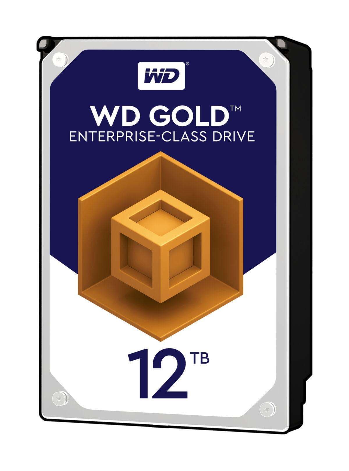 Western Digital HDD-Server-Festplatte »Gold 12TB«, 3.5 Zoll, Anschluss Serial ATA III