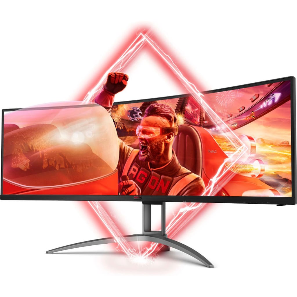 AOC Curved-Gaming-Monitor »AG493QCX«, 124 cm/49 Zoll, 3840 x 1080 px, Full HD, 1 ms Reaktionszeit, 144 Hz