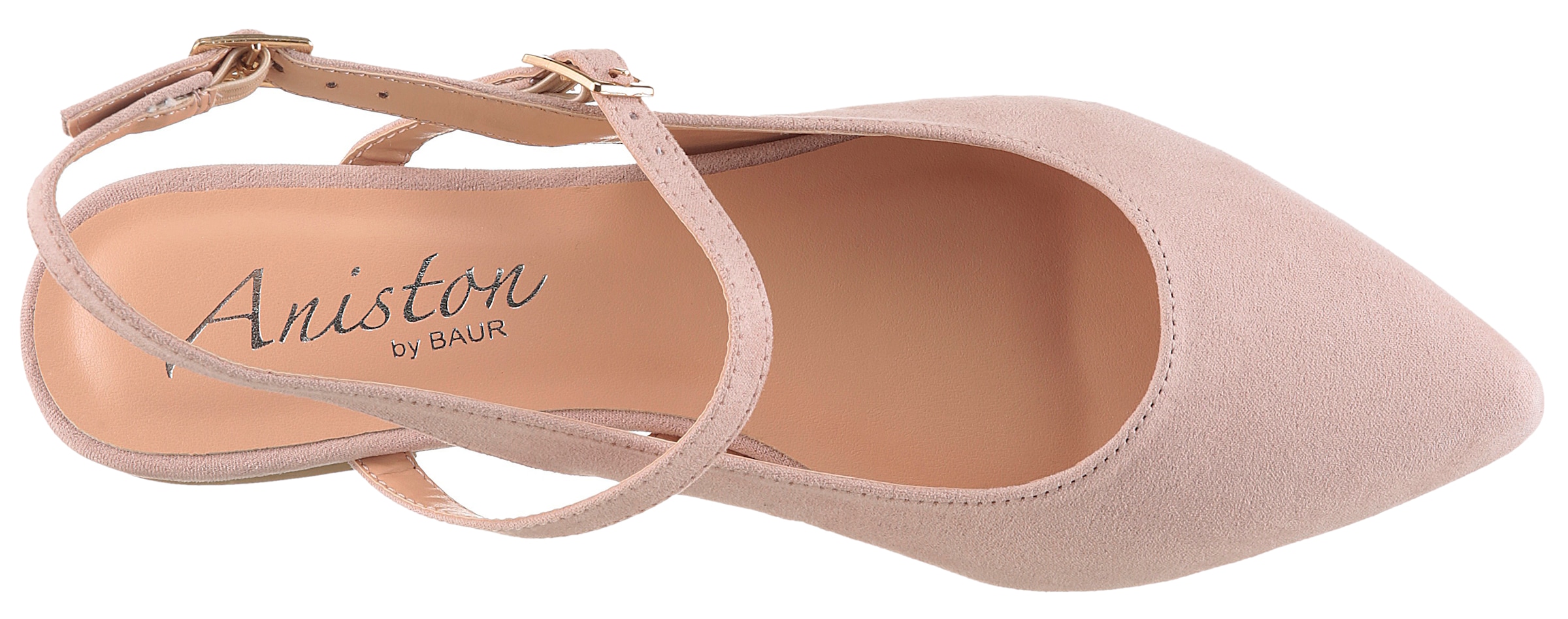 Aniston SHOES Slingpumps  Flat, Sommerschuh, Riemchensandale - schmale Form