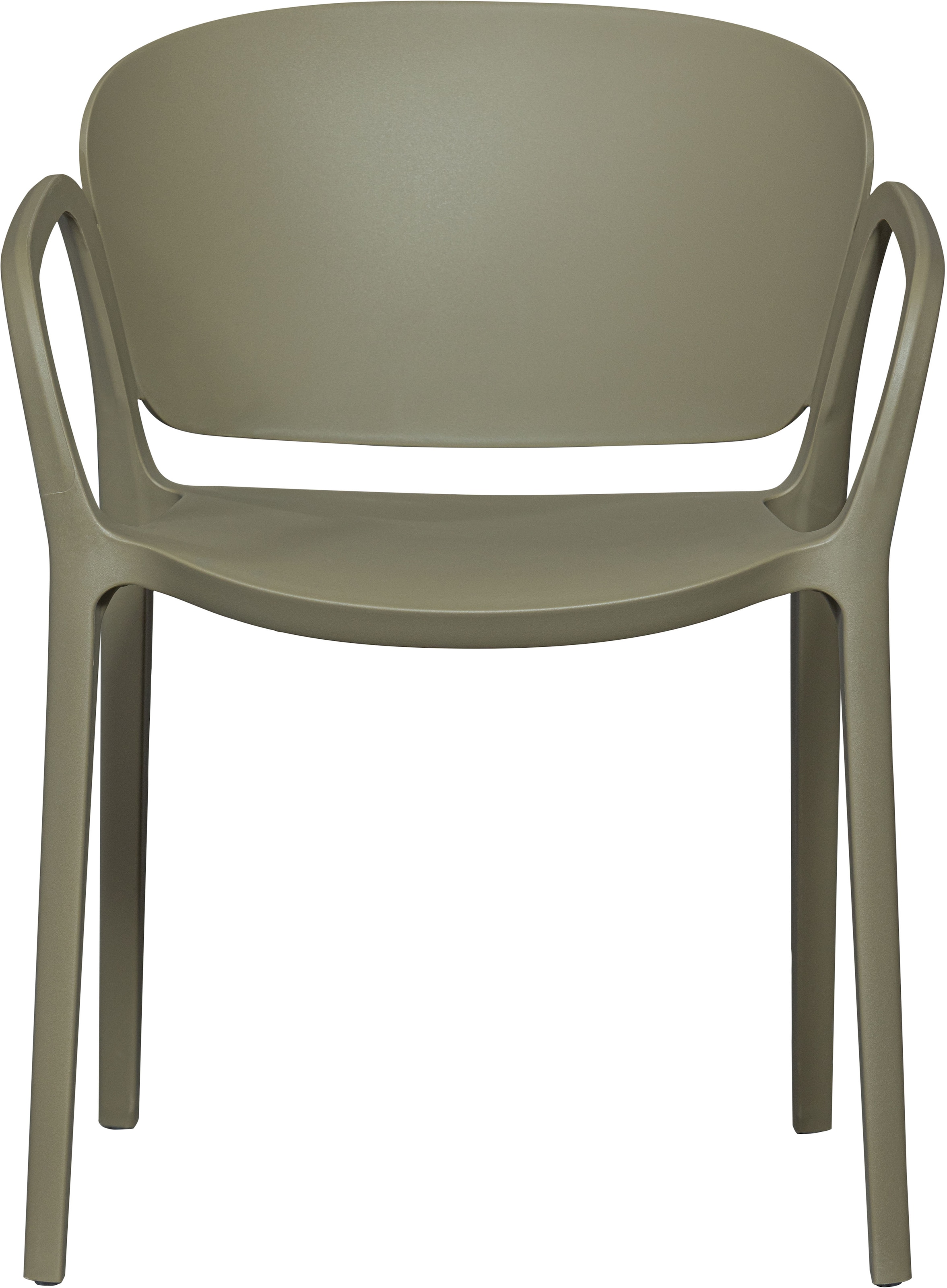 WOOOD Esszimmerstuhl »Bent Polypropylen stapelbar für In- und Outdoor, H 75 x B 57 x T 56 cm« () (Set, 2 St) Tragkraft 150 kg, fertig montiert, wasserabweisendes