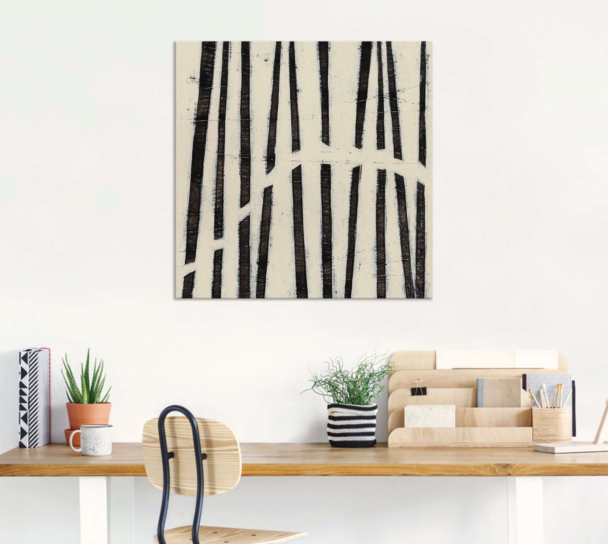 Artland Wandbild »Hieroglyph I«, Muster, (1 St.), als Alubild, Outdoorbild, Leinwandbild, Poster, Wandaufkleber