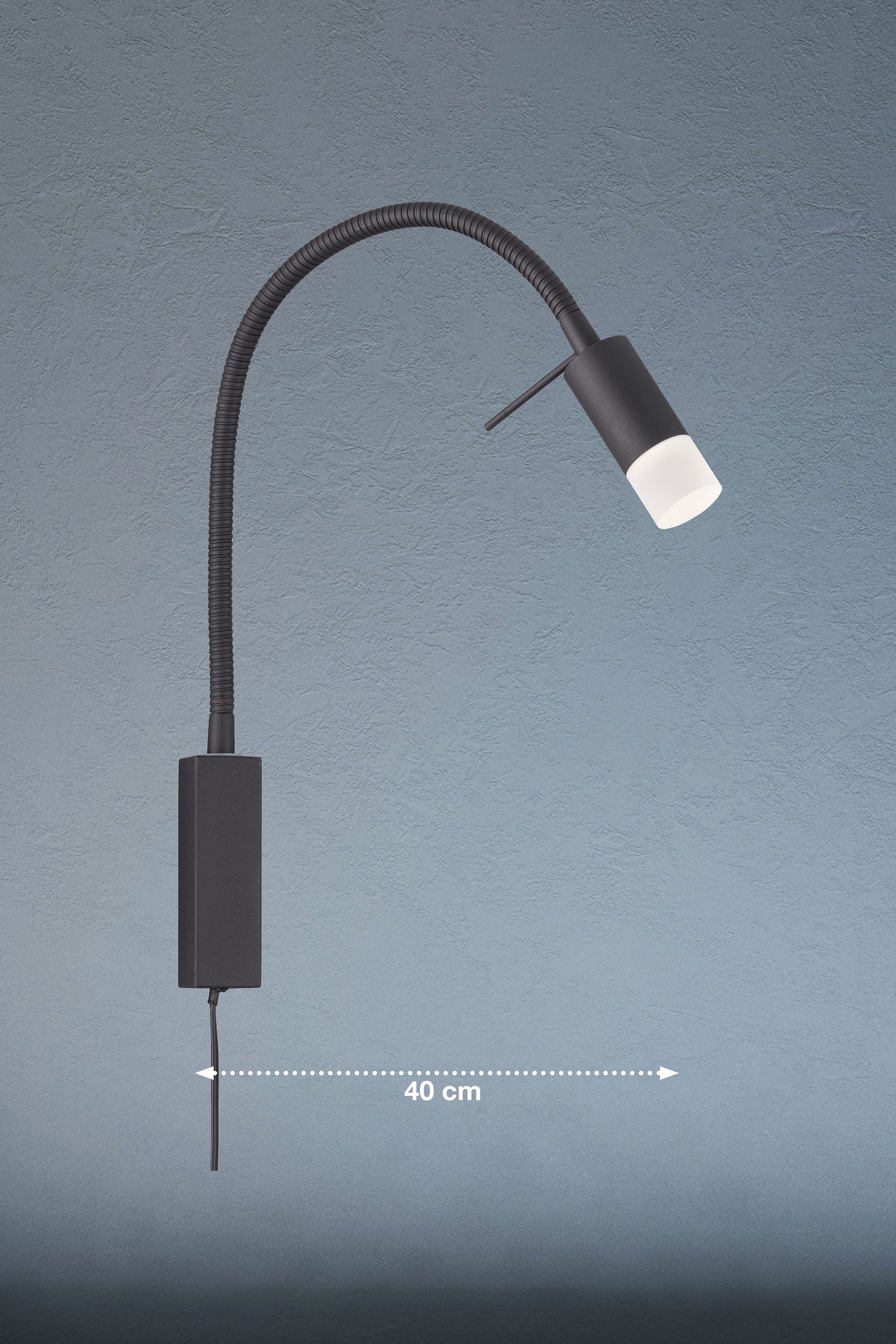 FISCHER & HONSEL LED Wandstrahler »Seng«, mit Flexarm, LED fest integriert