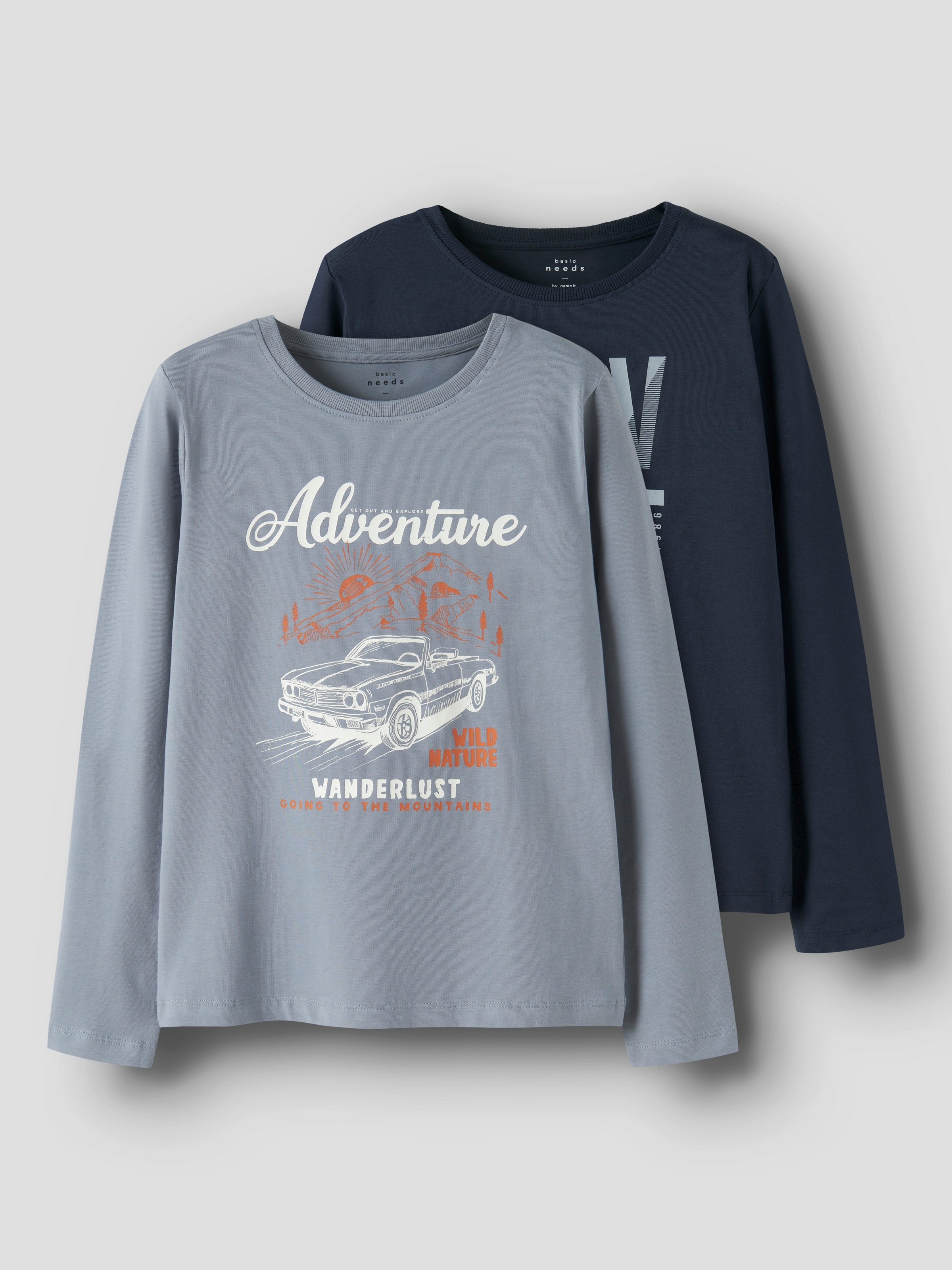 Name It Langarmshirt »NKMVUX 2P LS TOP«, (Packung, 2er-Pack)