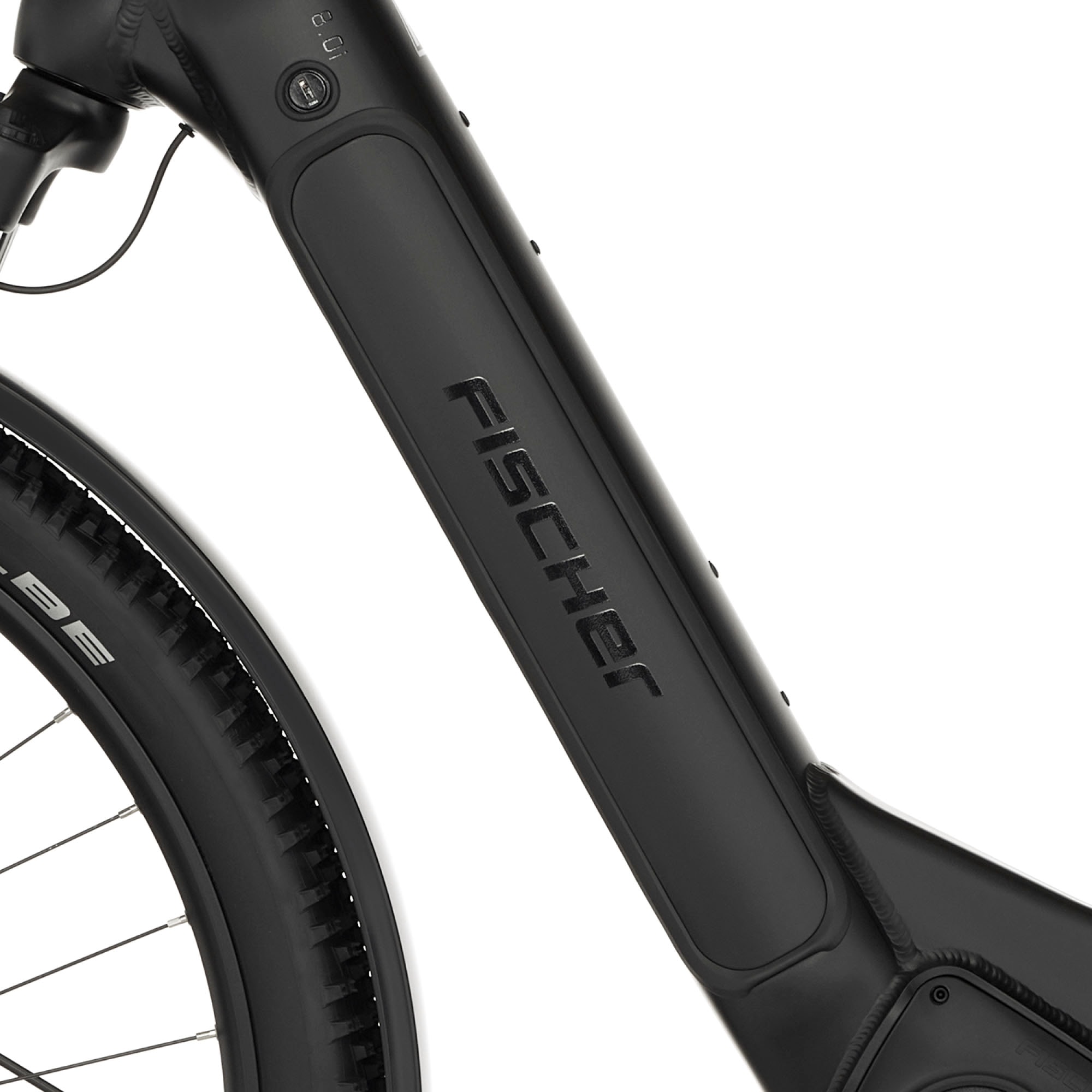 FISCHER Fahrrad E-Bike »TERRA 8.0i 43«, 10 Gang, Shimano, Deore, Mittelmotor 250 W, (mit Fahrradschloss), Pedelec, Elektrofahrrad für Damen u. Herren