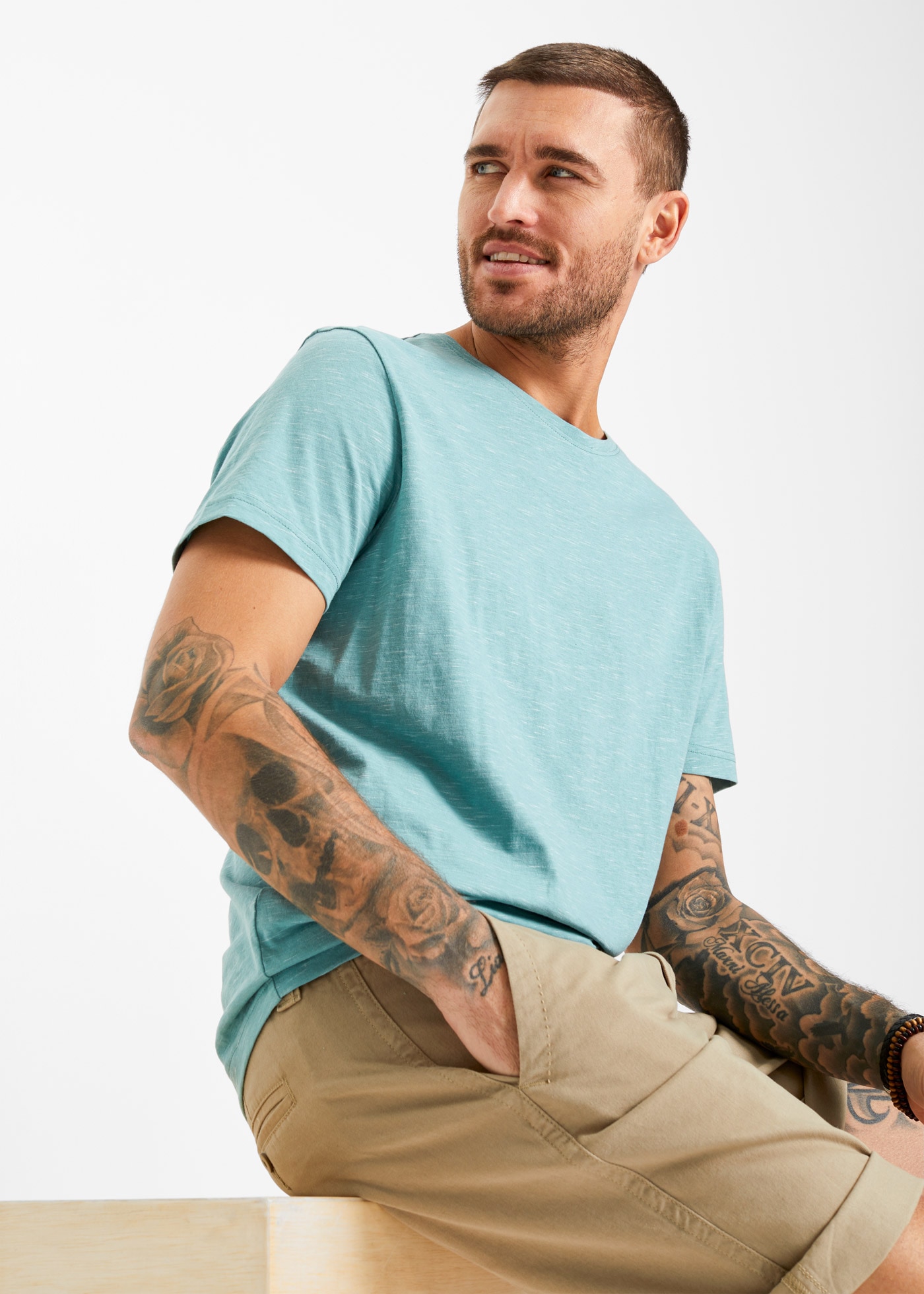 bonprix T-Shirt Regular Fit, Kurzarm, für Alltag