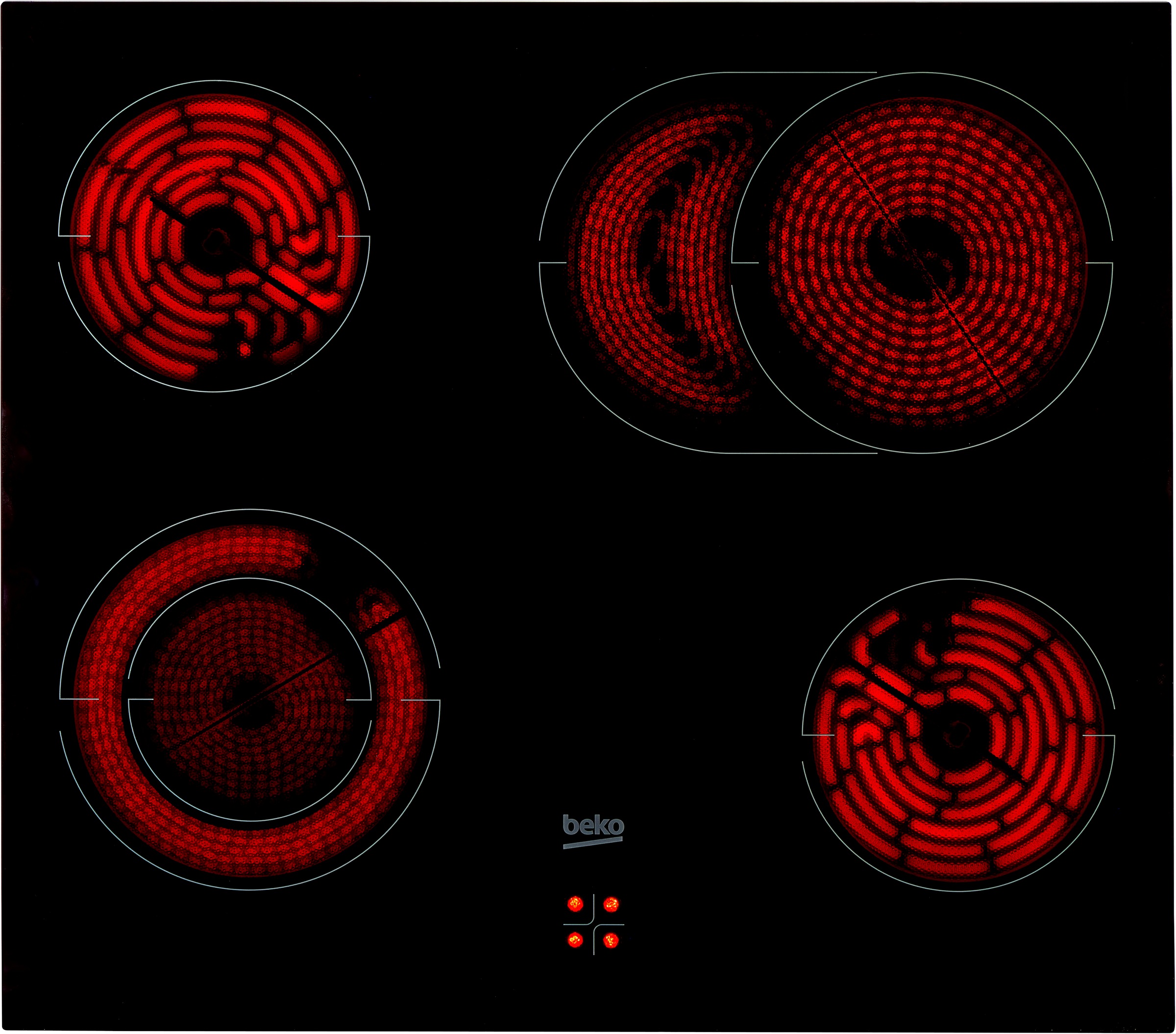 BEKO Elektro-Herd-Set »BBUM1132B« mit 1-fach-Teleskopauszug Gleichmäßige Heißluft für perfekte Ergebnisse dank Aeroperfect