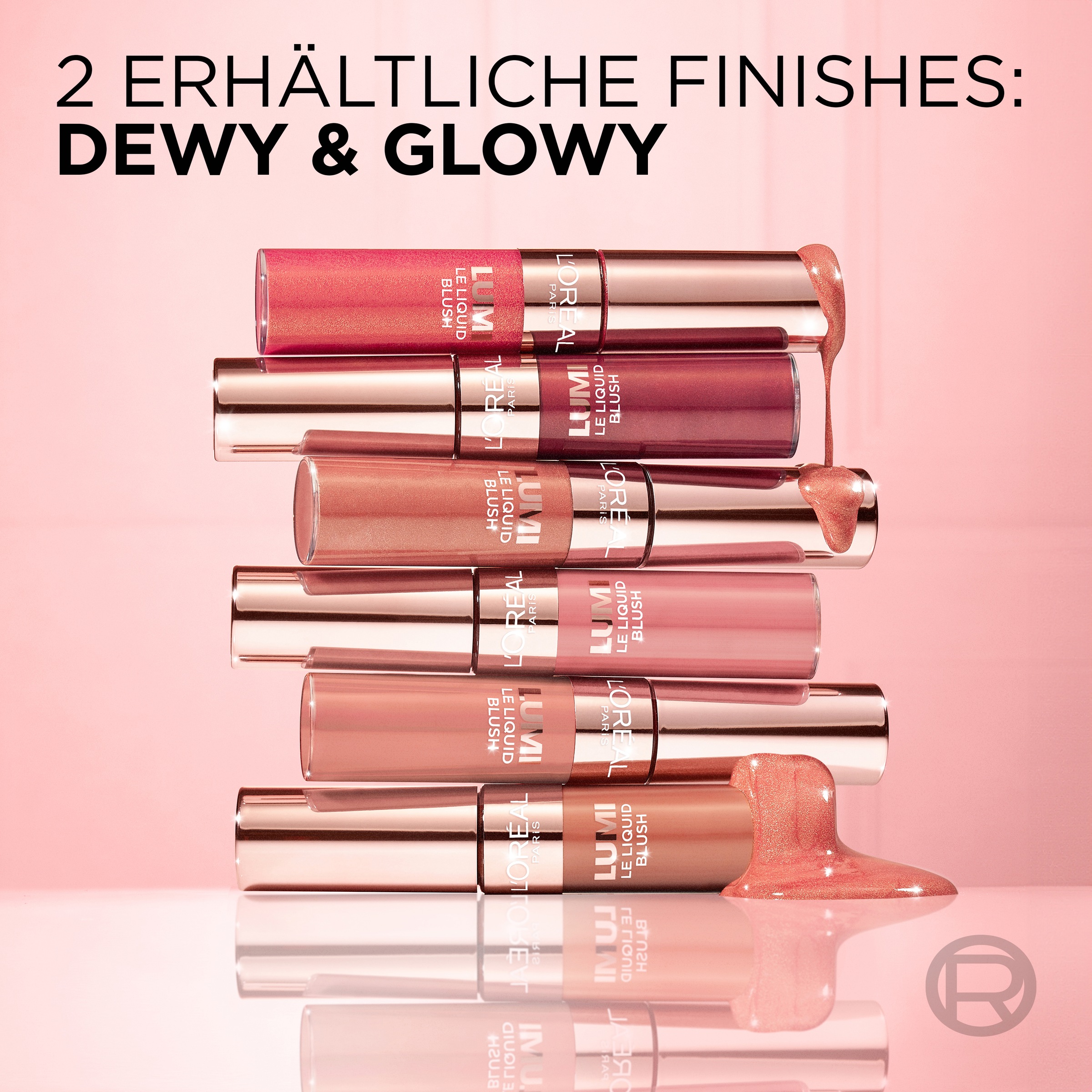 L'ORÉAL PARIS Rouge »L'Oréal Paris Lumi Le Liquid Blush«, besonders für das Gesicht geeignet
