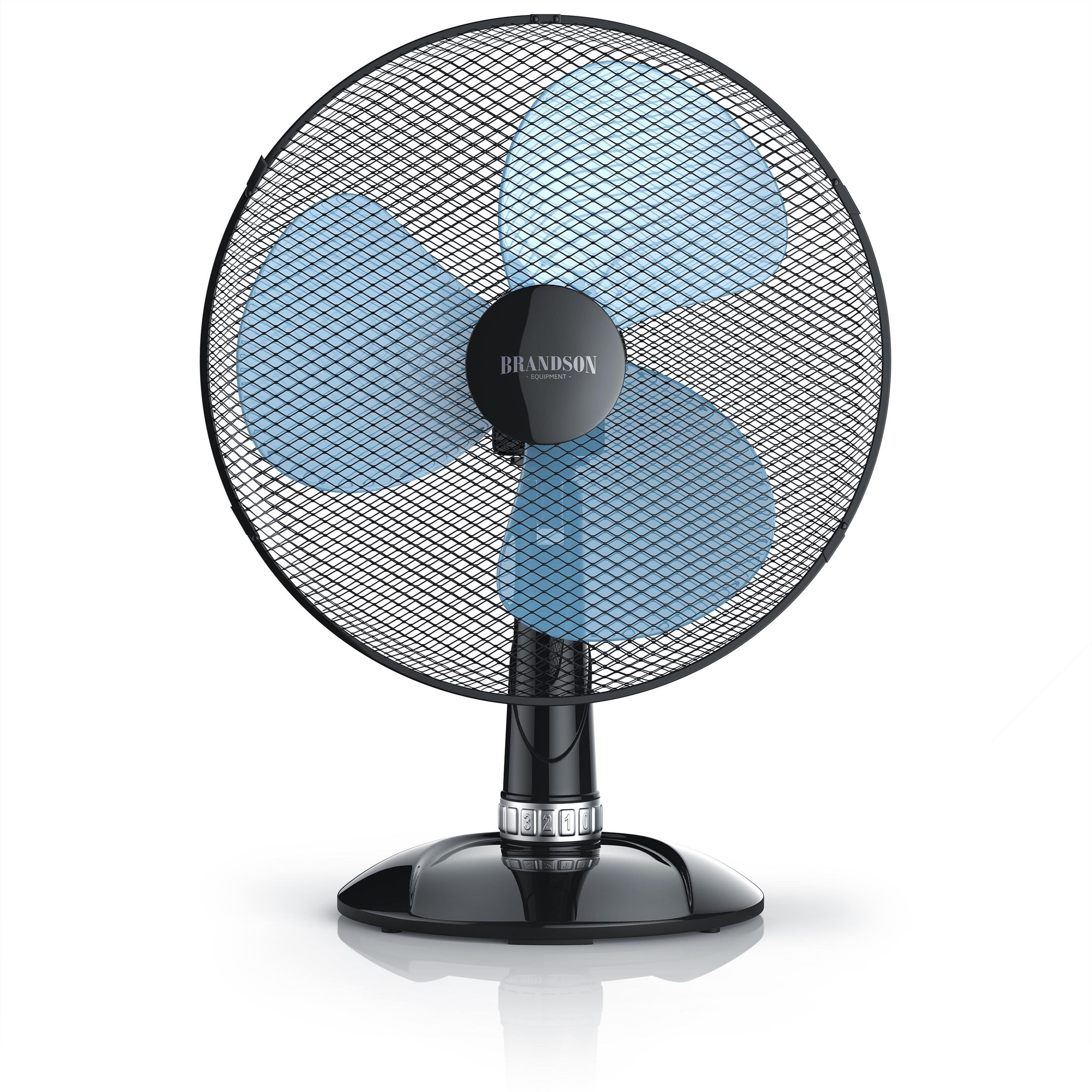 Brandson 50W Tischventilator mit 3 Leistungsstufen