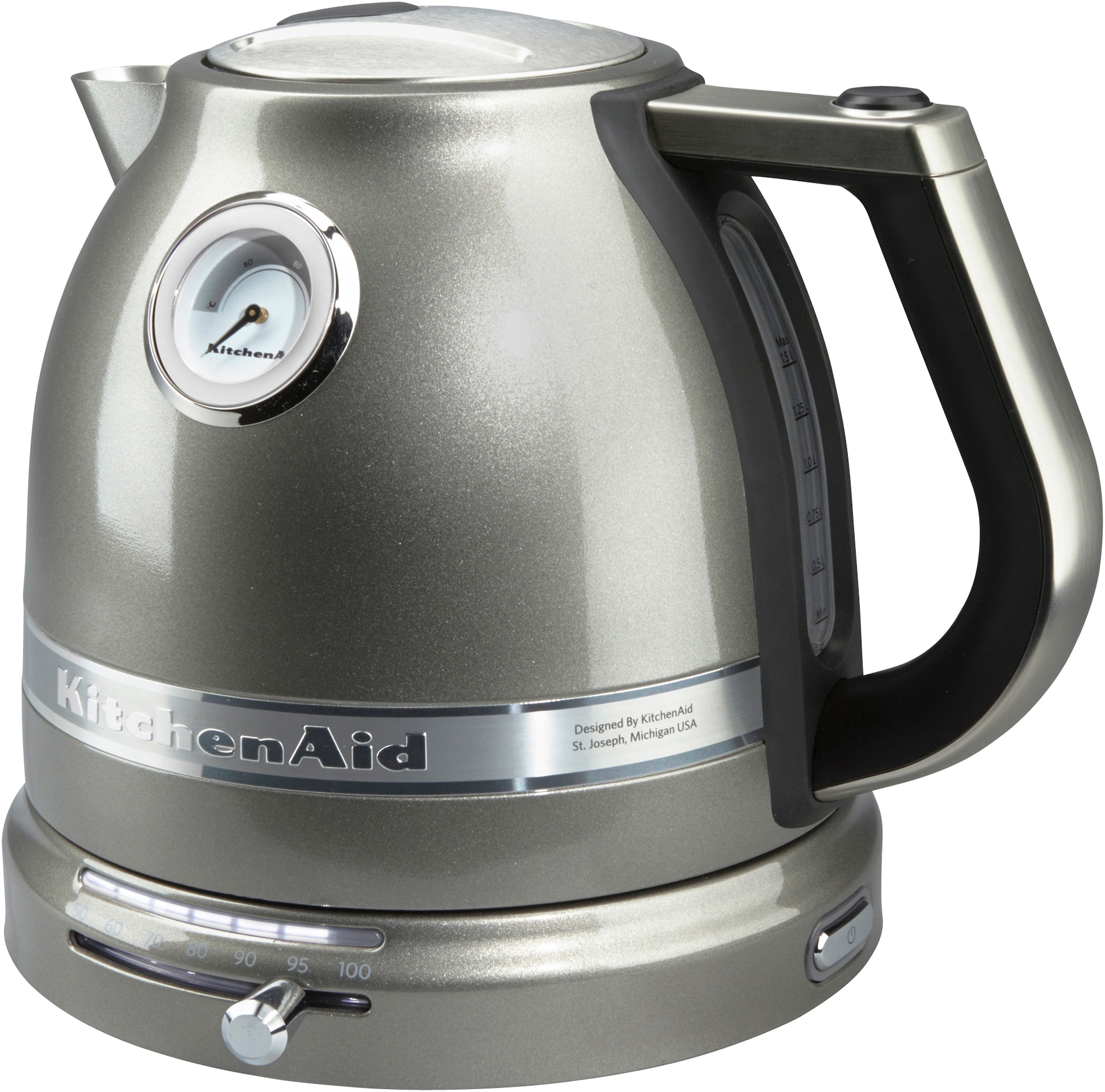 KitchenAid Wasserkocher »5KEK1522EMS MEDALLION-SILBER«, 1,5 l, 2400 W