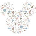 Komar Wandtattoo »Mickey Head Terrazzo Bambino«, (Set, 1 St., Komar Dot), Selbstklebende und runde Vliestapete (130 g/m²) - ein Stück mit Ø Durchmesser 125 cm