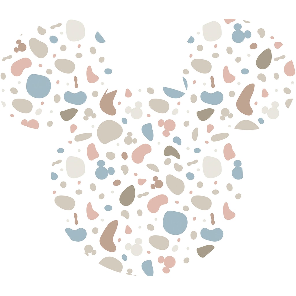 Komar Wandtattoo »Mickey Head Terrazzo Bambino«, (1 St.)