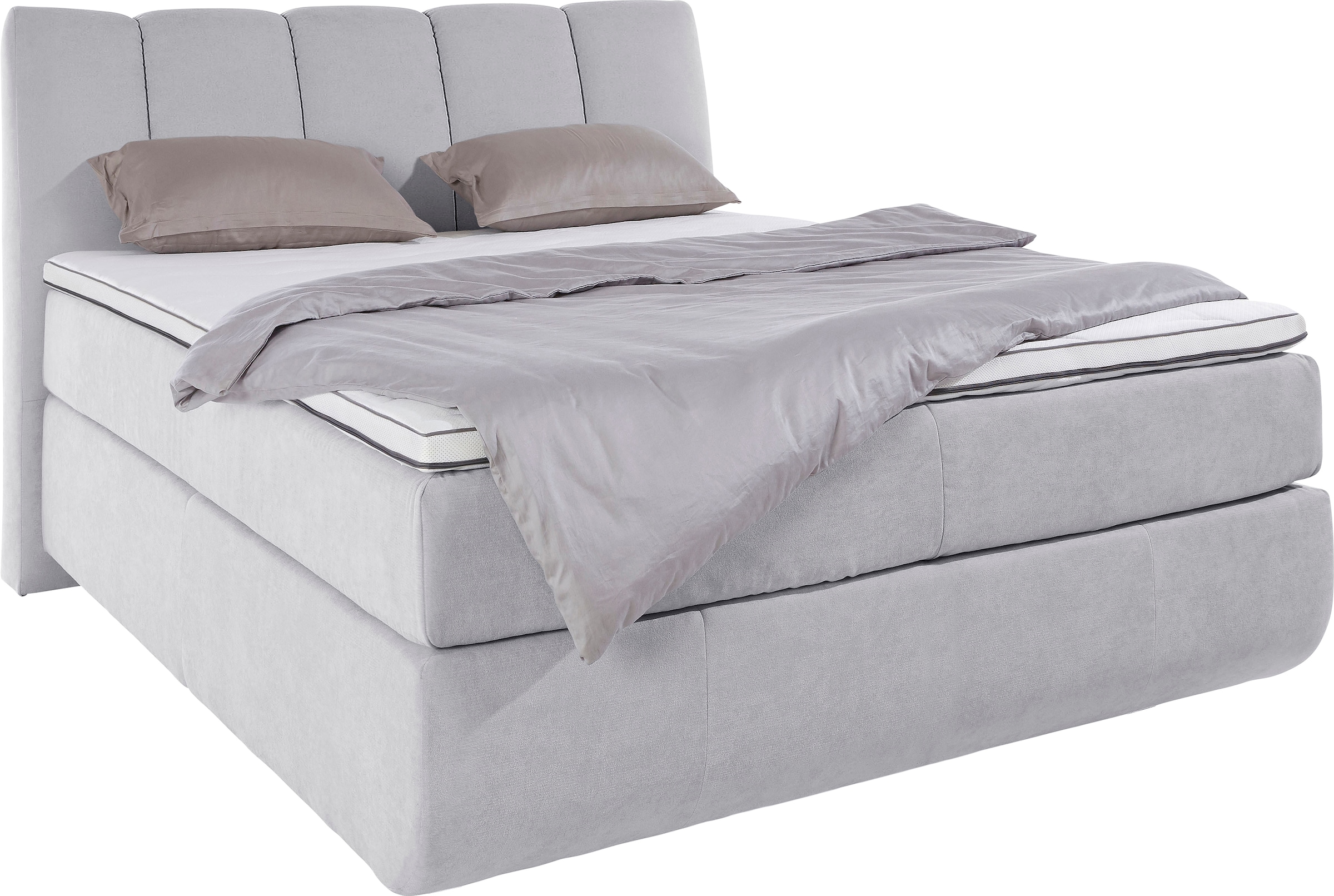 Home affaire Boxspringbett »Océane« Bodenfrei- wirkt freischwebend, verschiedene Härtegrade (auch H4)