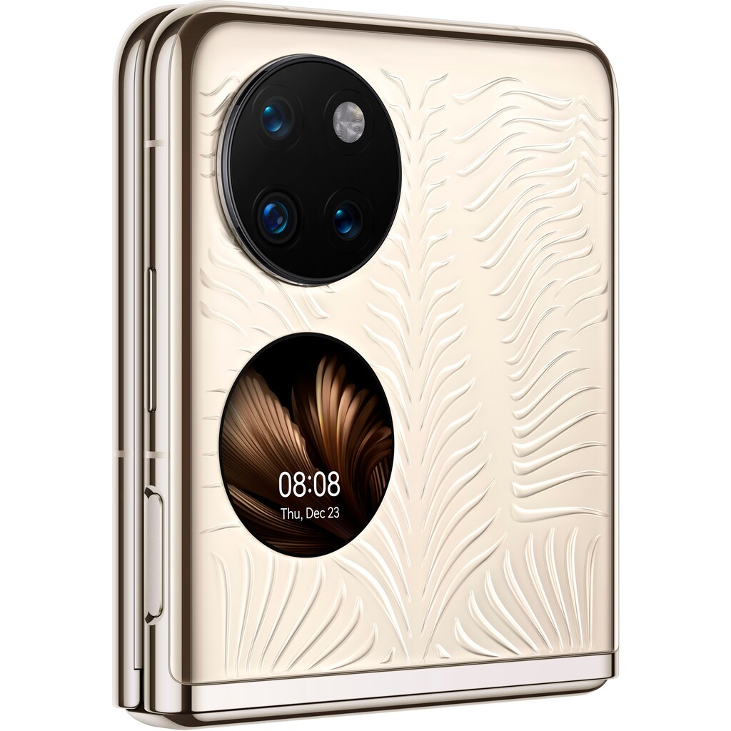 Huawei Smartphone »P50 Pocket Premium«, Gold, 17,53 cm/6,9 Zoll, 512 GB Speicherplatz, 40 MP Kamera