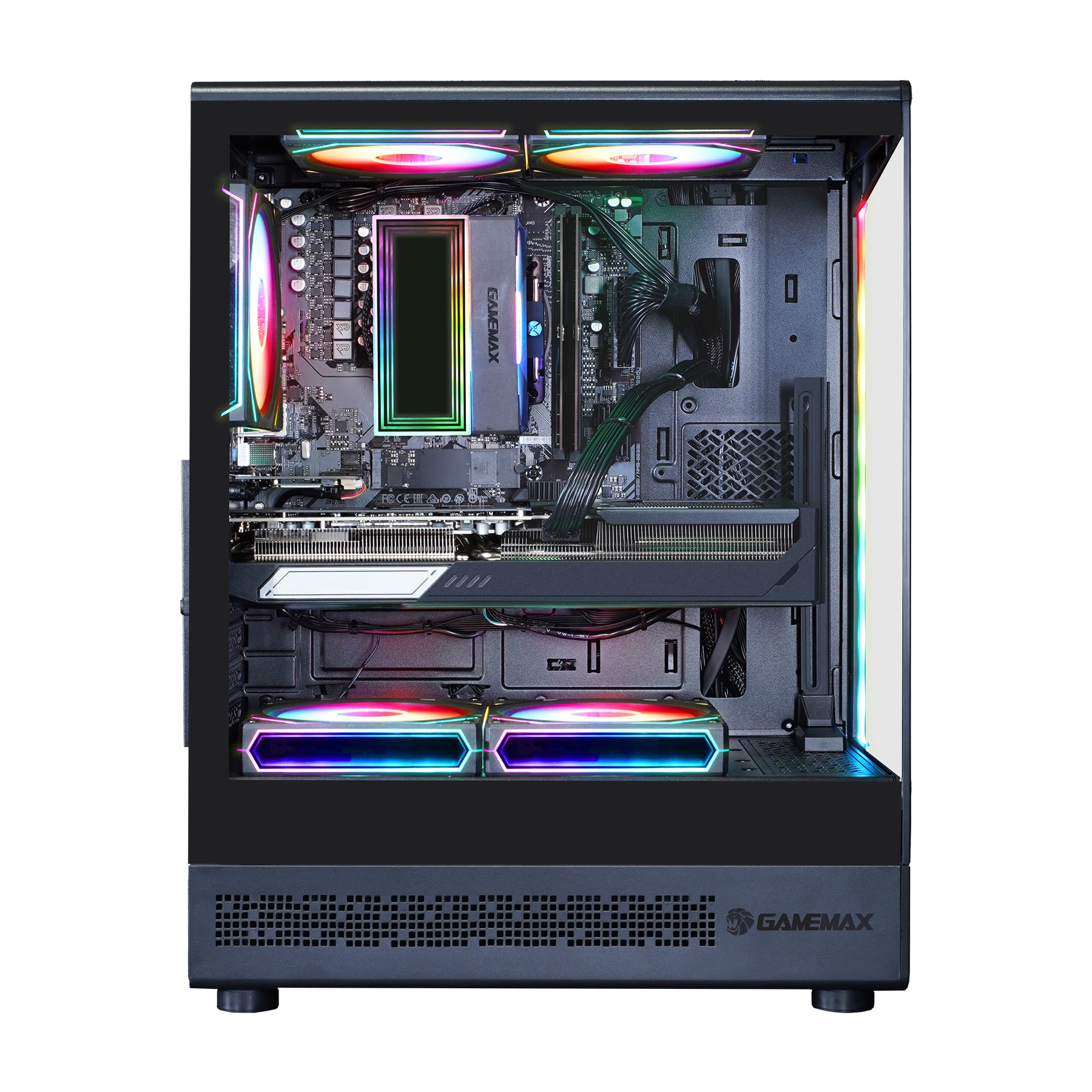GAMEMAX Gaming-PC »VISTA COC AB 8041 AMD Ryzen 5 9600X 16GB DDR5 1TB SSD RX 9070« Windows 11, DDR5 RAM