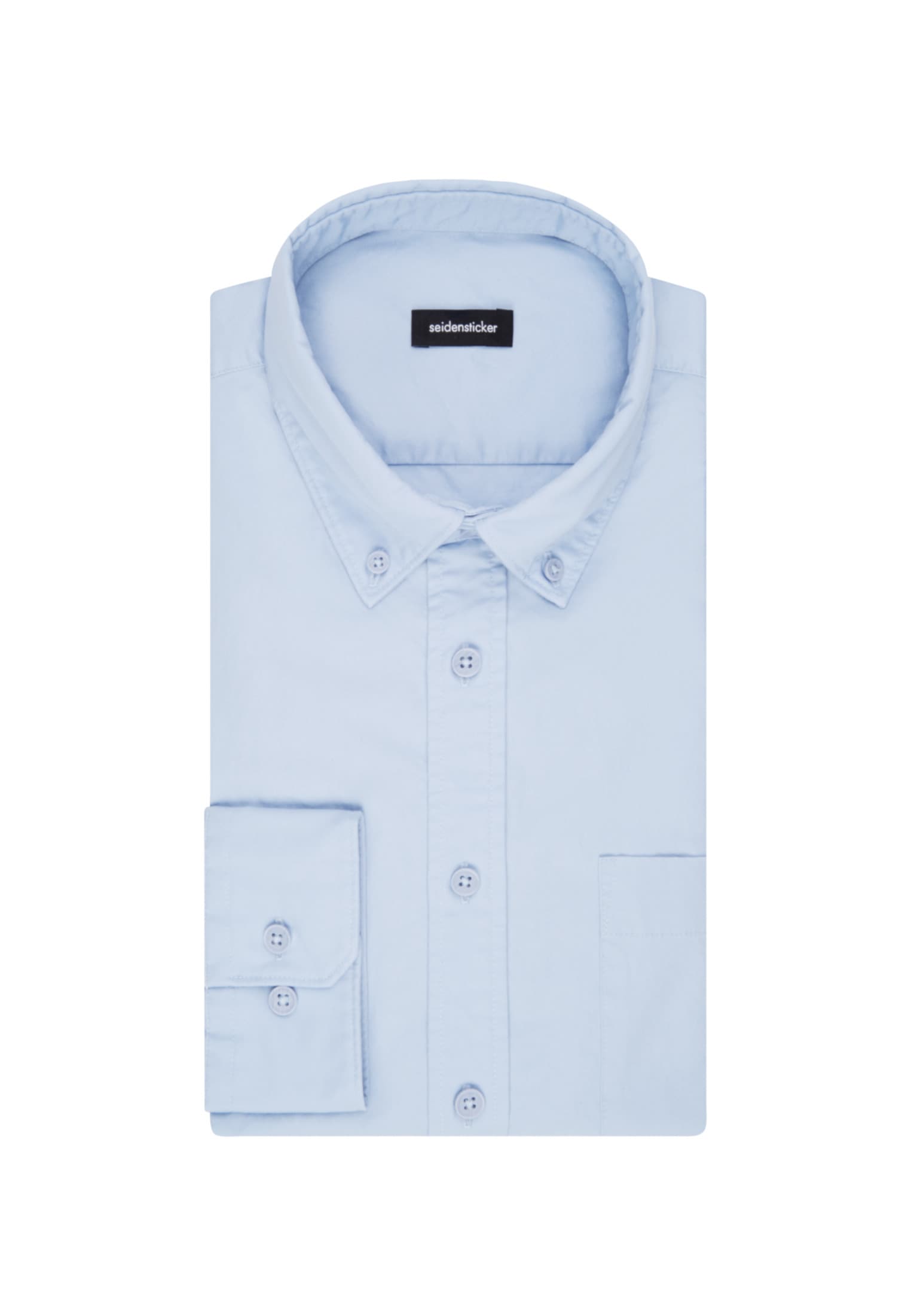 seidensticker Businesshemd »Schwarze Rose«, Regular Langarm Button-Down-Kragen Uni