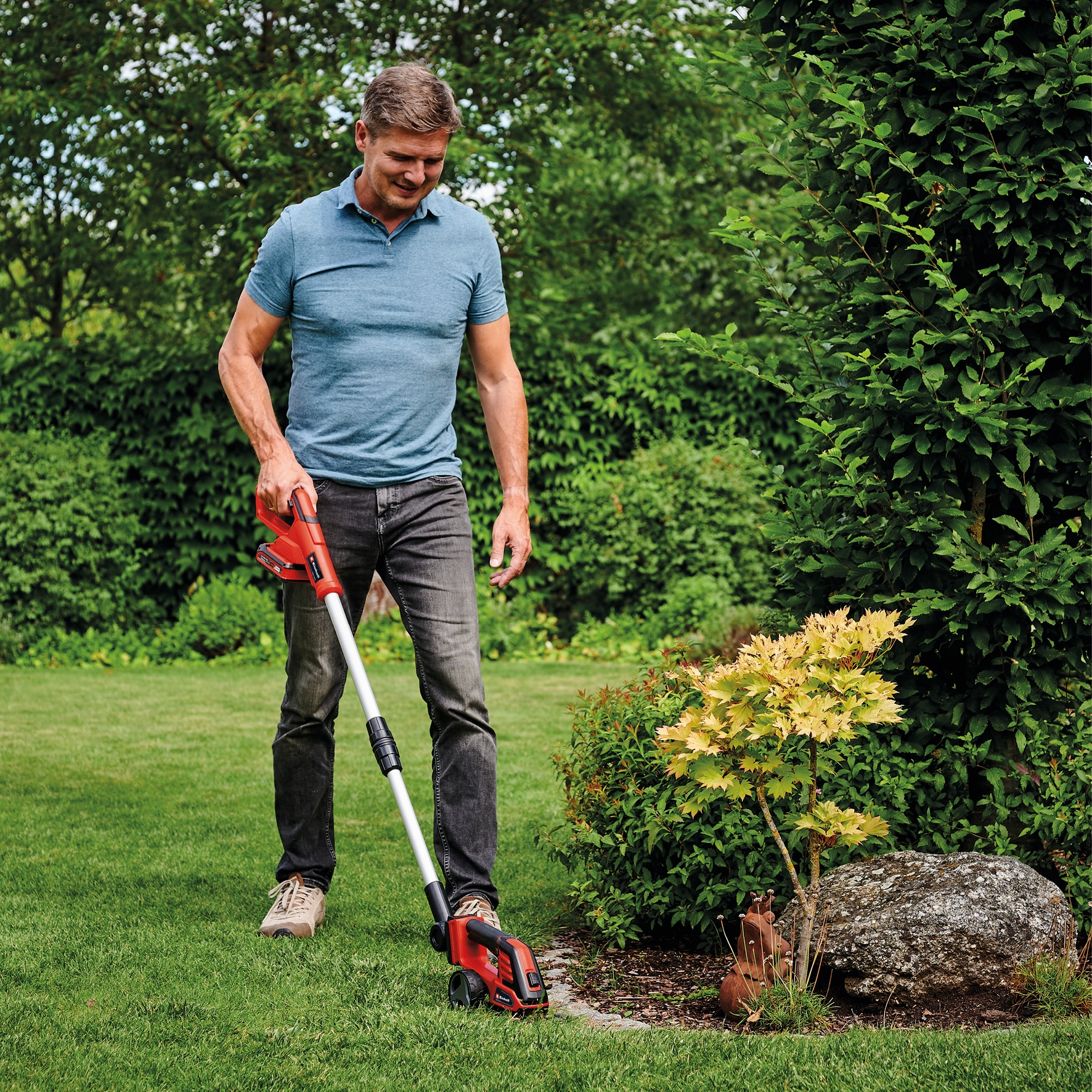 Einhell Akku-Gras- und Strauchscherenset »GE-CG 18/100 Li T-Solo«, (1 St.)