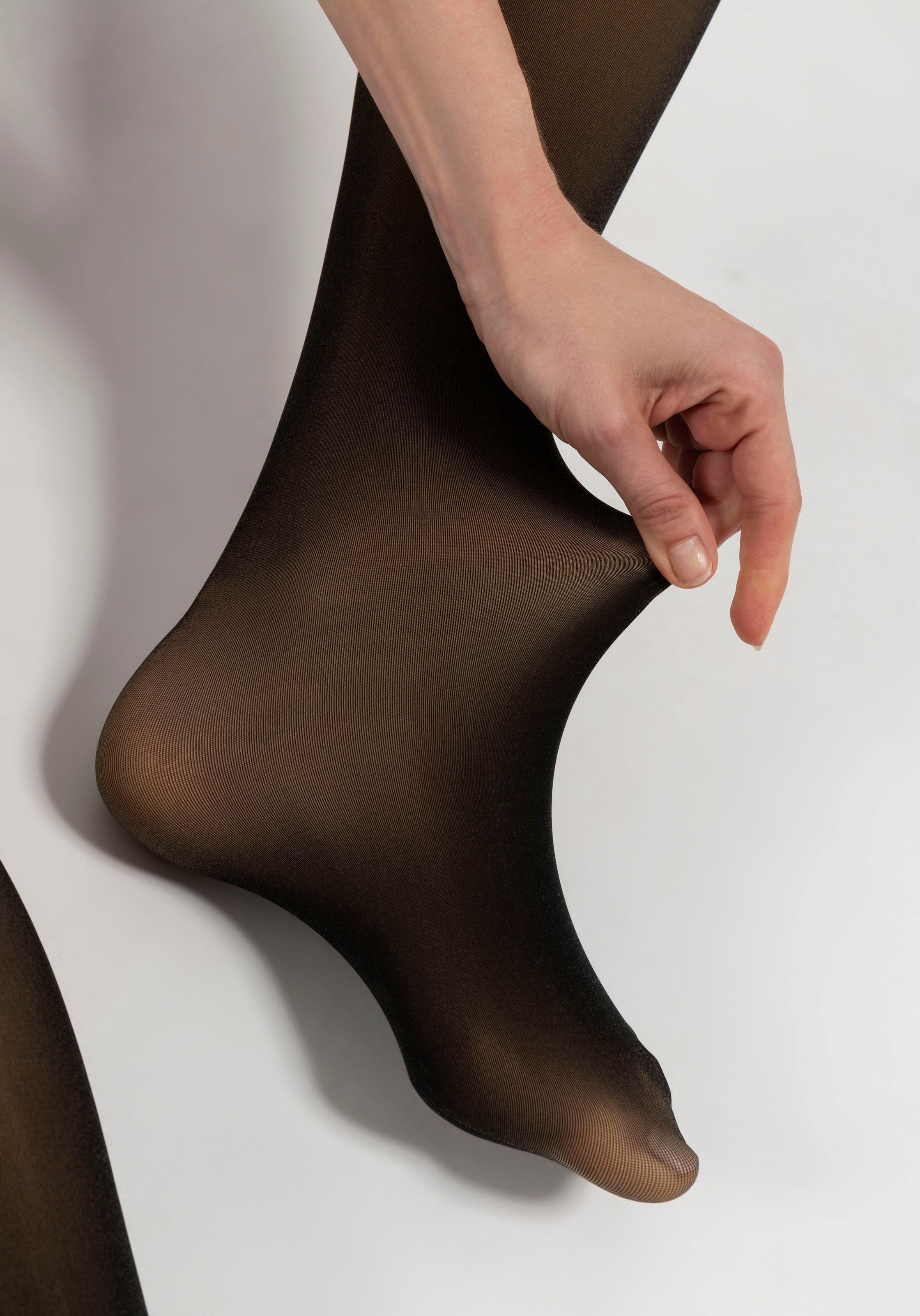 Camano Strumpfhose »comfort«, (1er Pack), Thermo Warm & Transparent Tights, 120DEN, Komfort-Baumwollzwickel