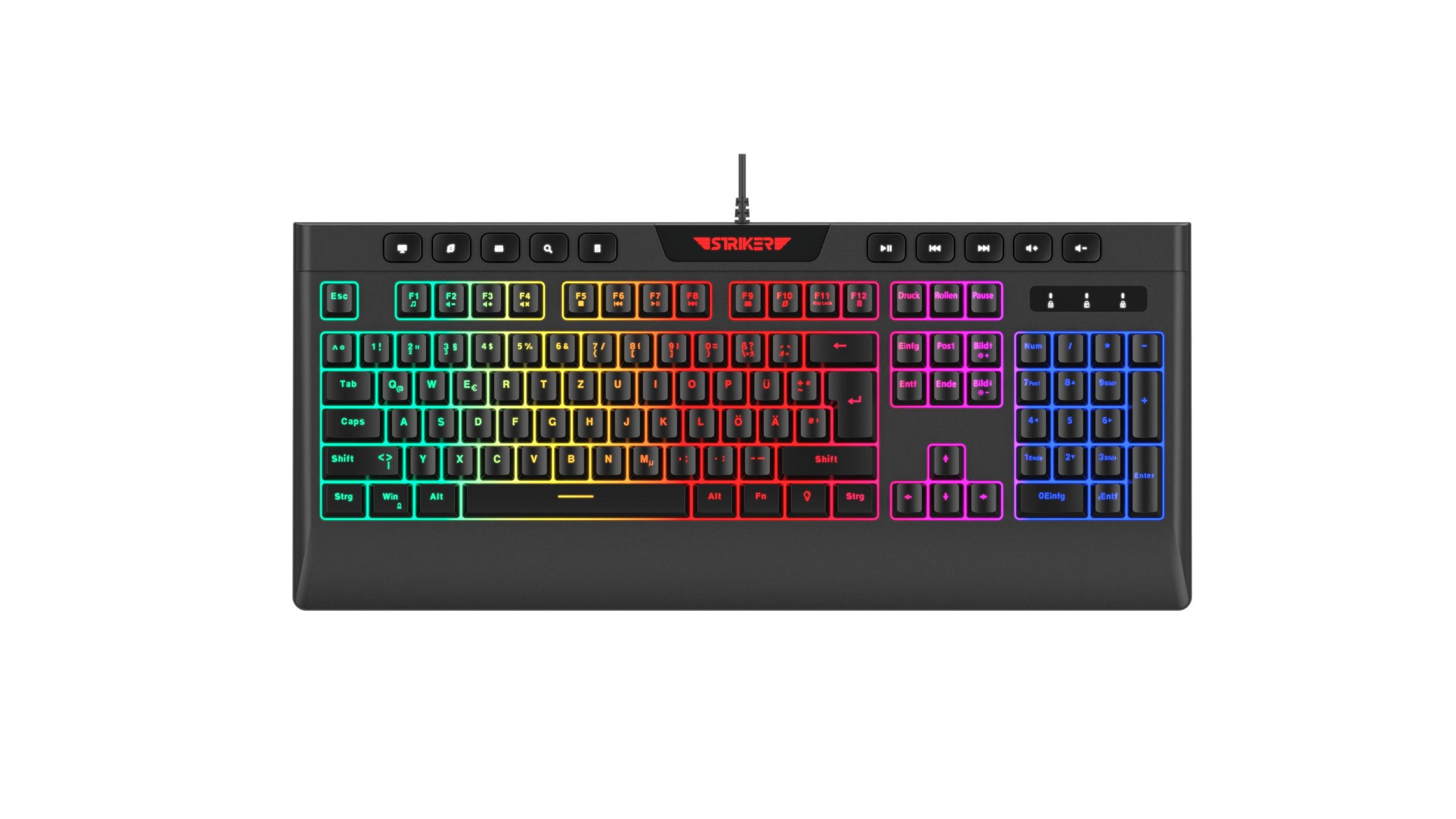 GAMEMAX Gaming-PC »Vista AB 8022 AMD Ryzen 5 7500F 16GB DDR5 1TB SSD RTX 5060« Windows 11, DDR5 RAM, Wasserkühlung