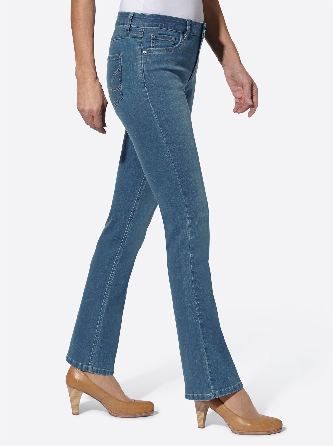 Classic Basics Bootcut-Jeans, (1 tlg.)