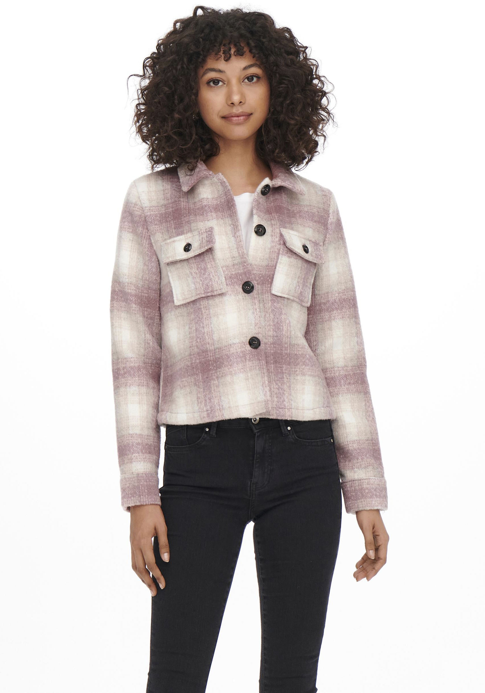 Hemdjacke »ONLLOU SHORT CHECK JACKET«