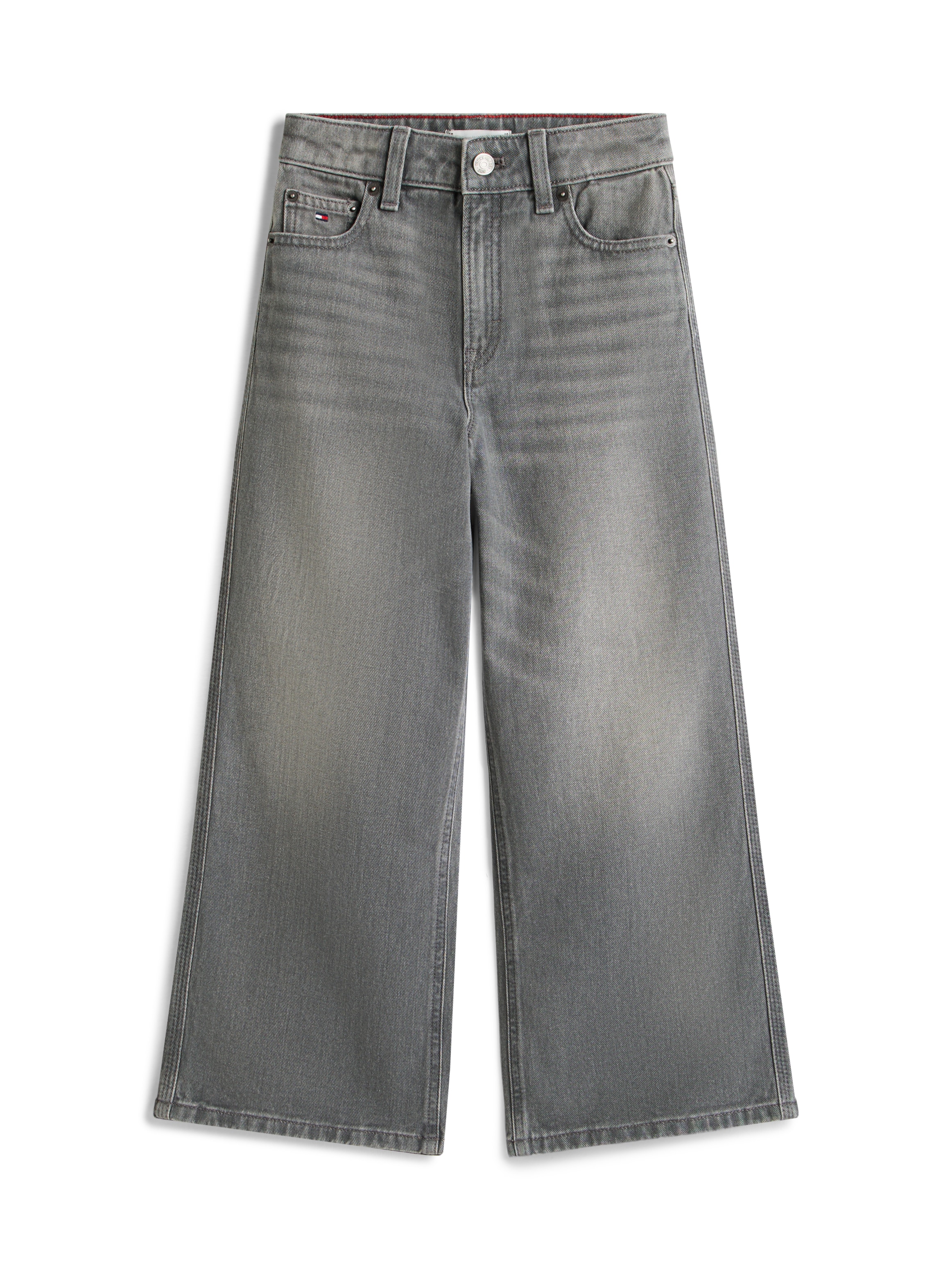Tommy Hilfiger Straight-Jeans »MABEL WIDE LEG GREY JEANS«